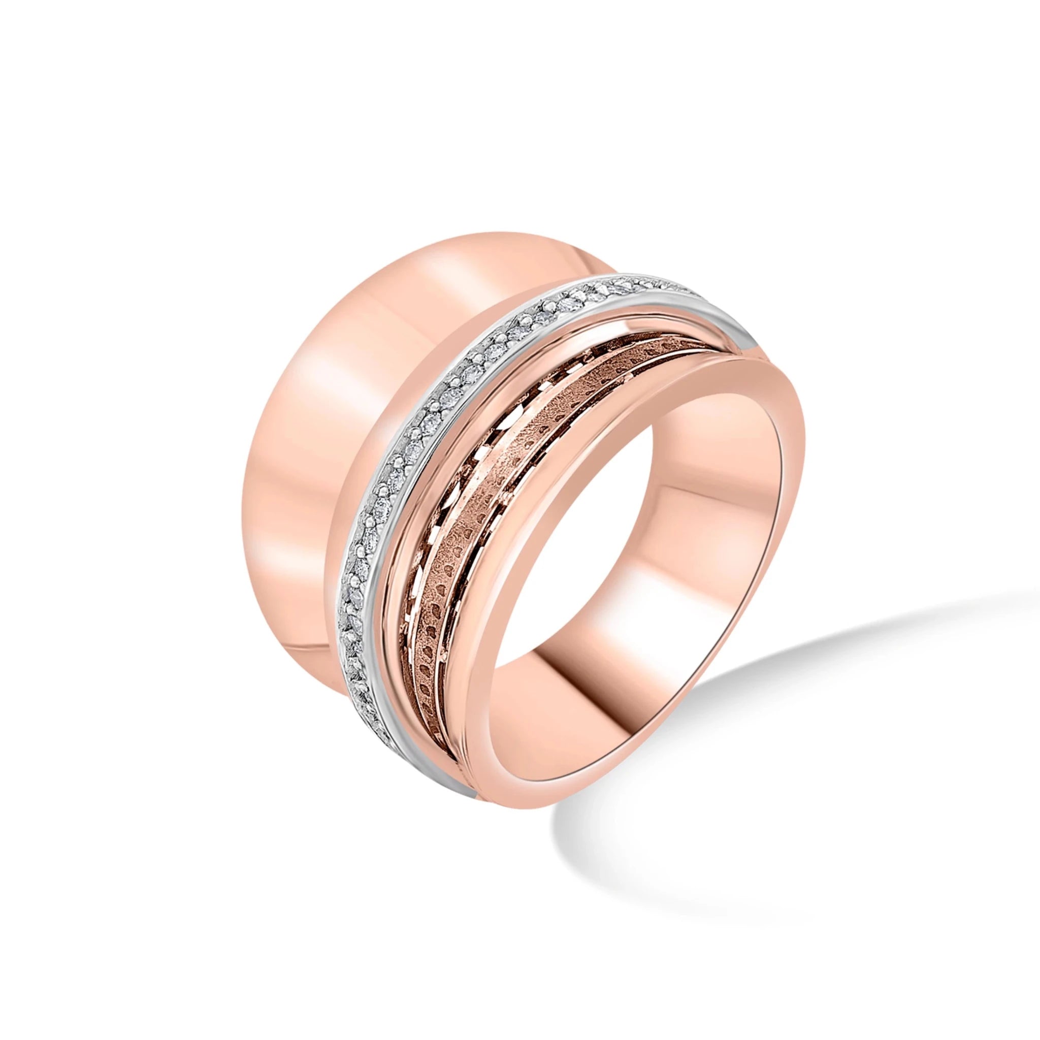 Soiree Bold Velocity Luxe Ring - Zen Diamond India