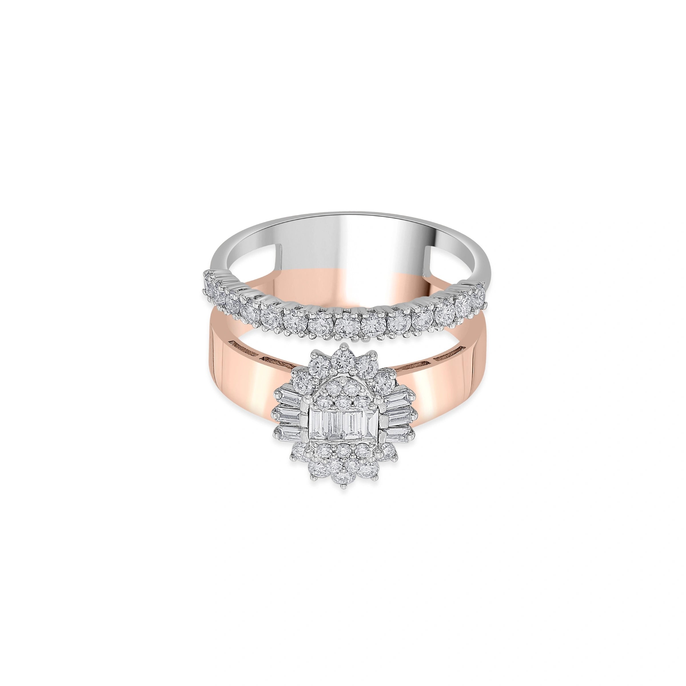 Soiree Fierce Flame Majesty Ring - Zen Diamond India