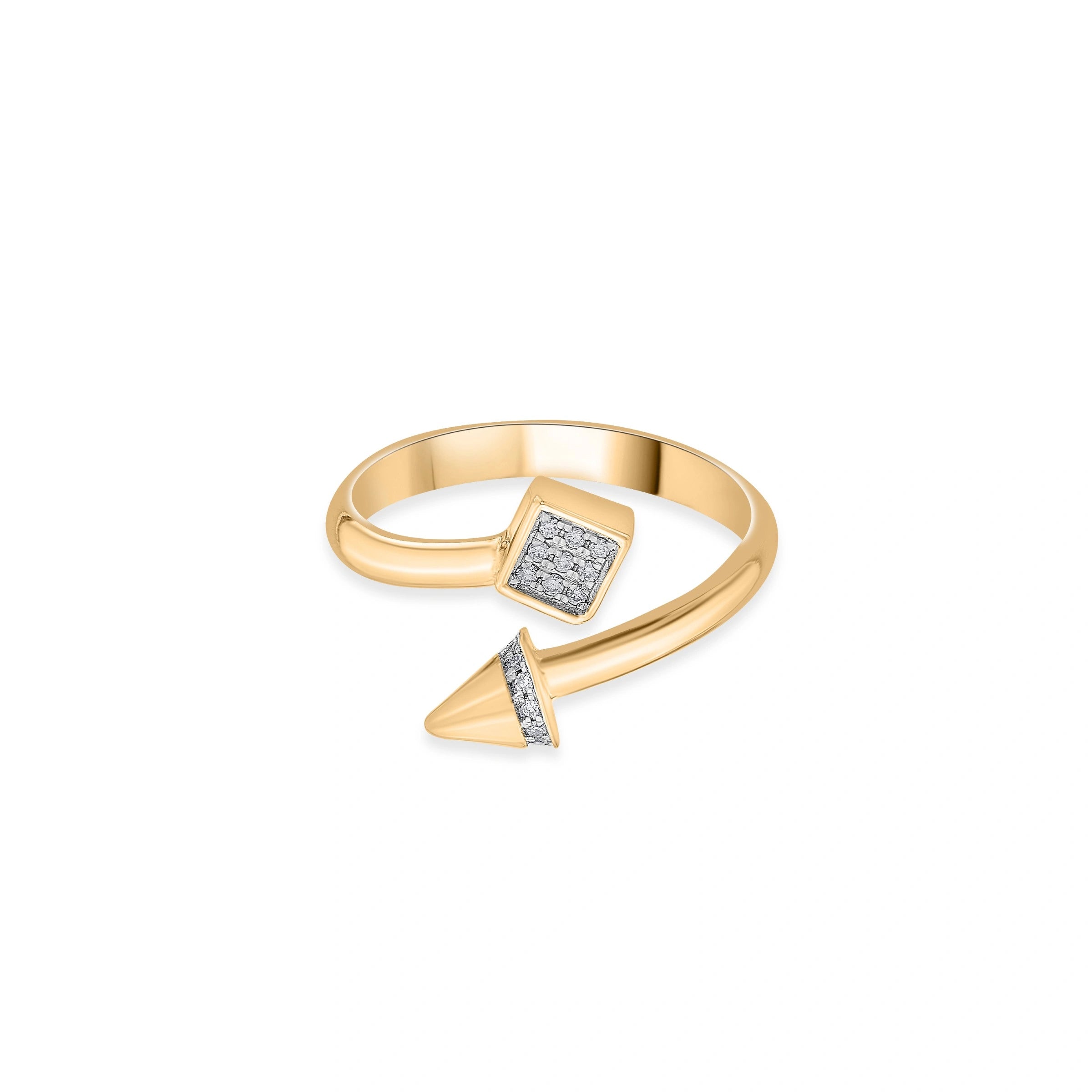 Soiree Twist of Dazzle Ring - Zen Diamond India
