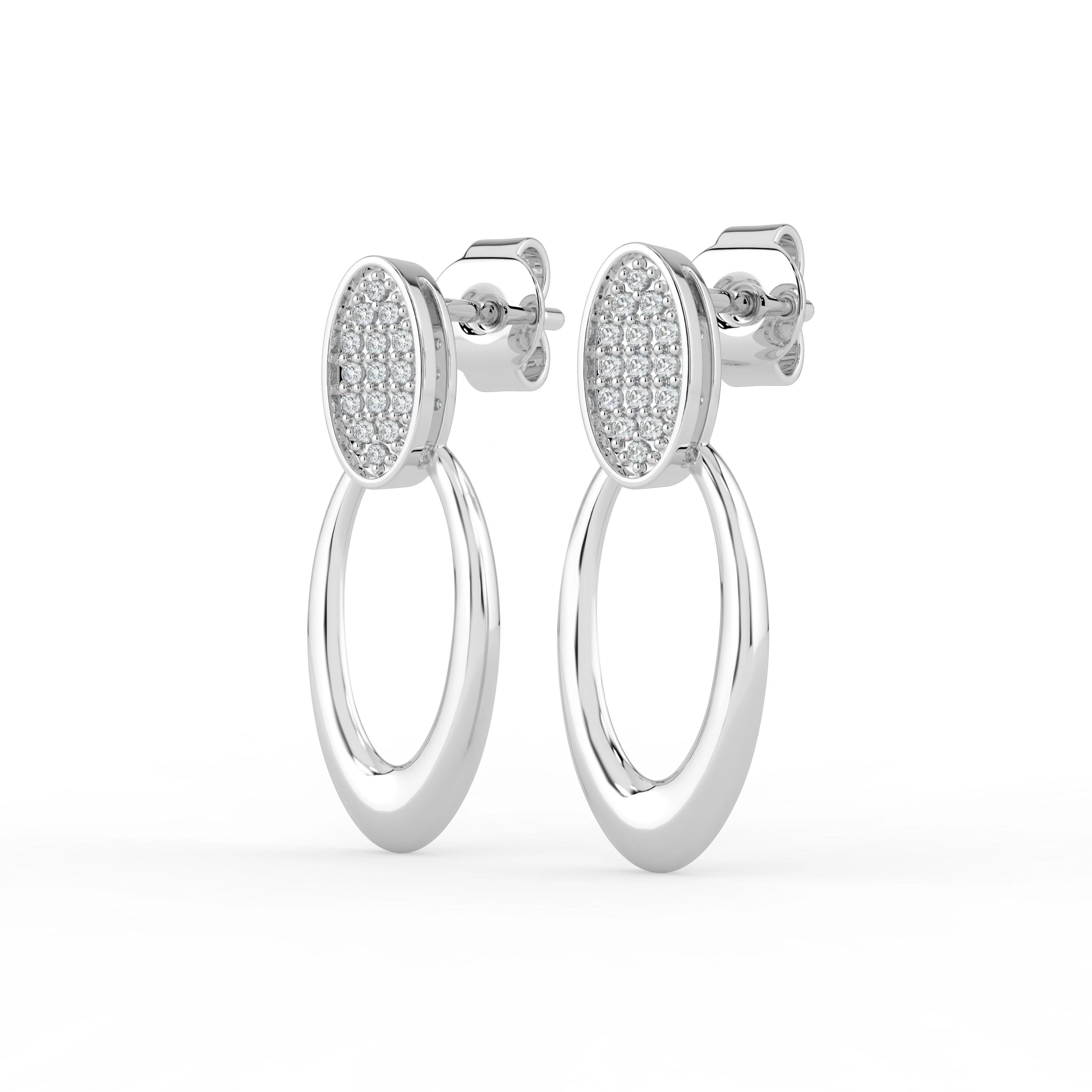 Celeste Luxe Oval Cascade Drops