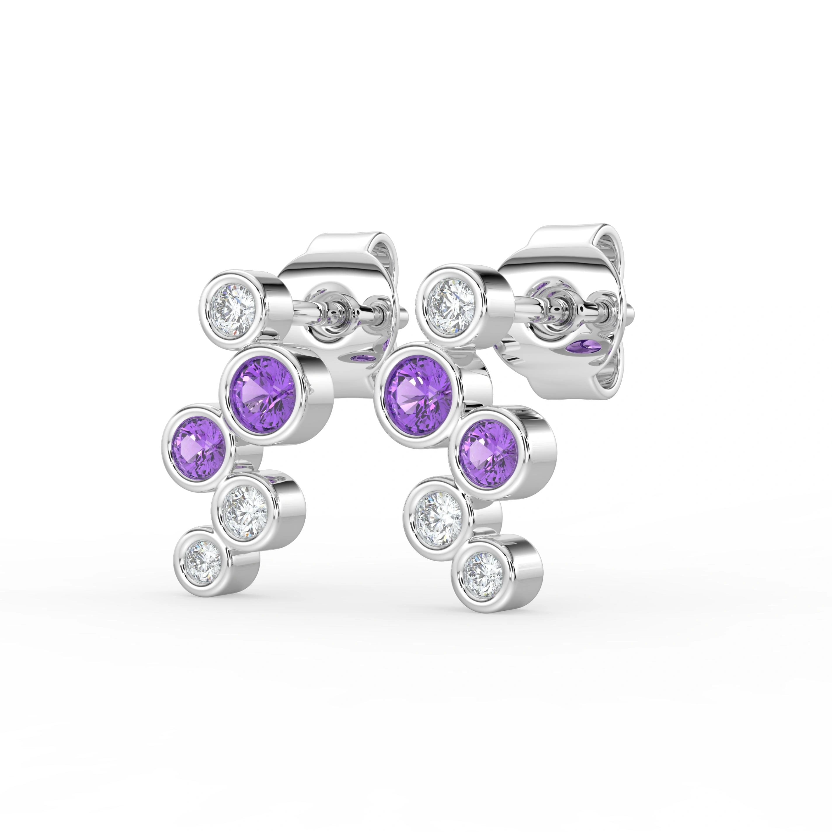 Celeste Dazzling Pear Halo Drop Earrings