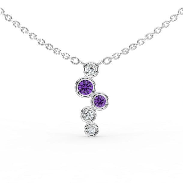 Celeste Cascading Spark Drop Pendant