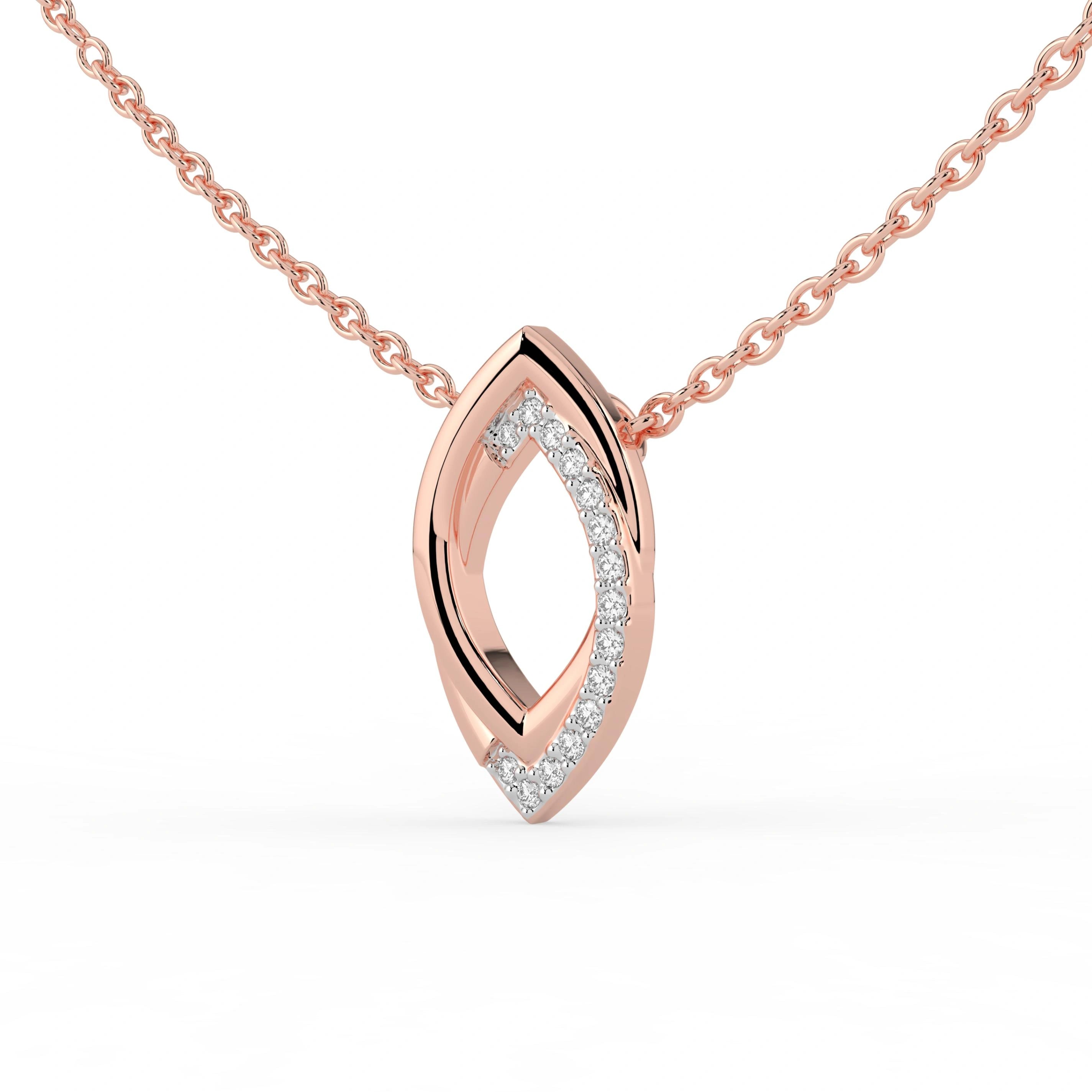 Celeste Graceful Glow Diamond Drop Pendant