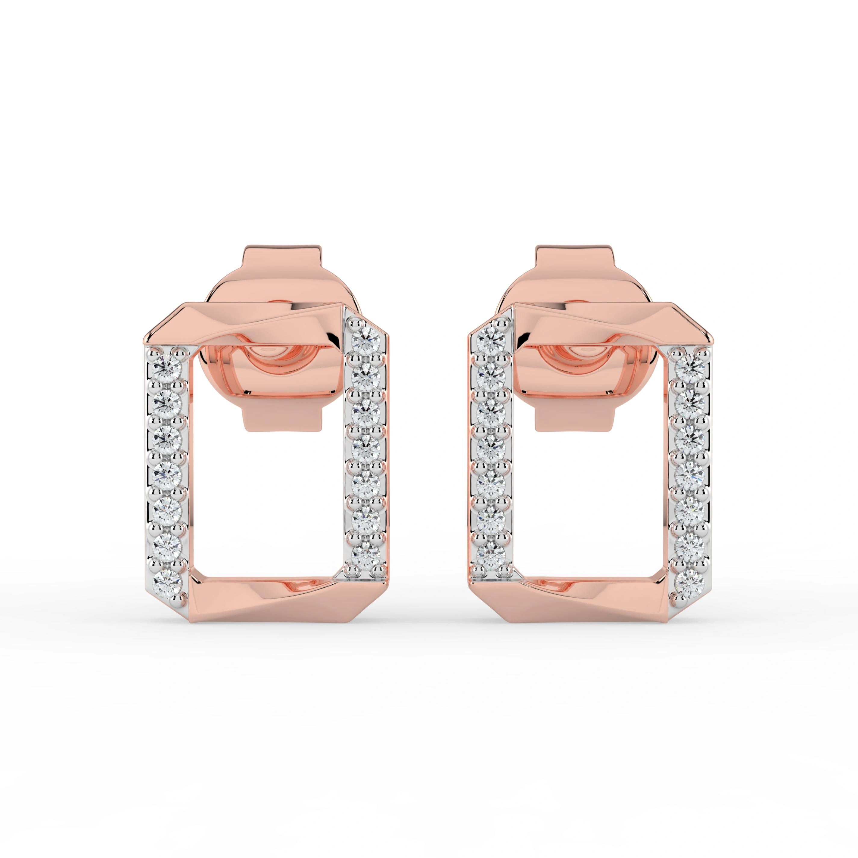 Celeste Modern Frame Spark Studs