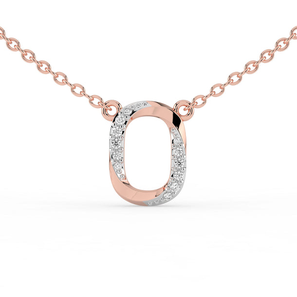 Celeste Golden Infinity Loop Pendant