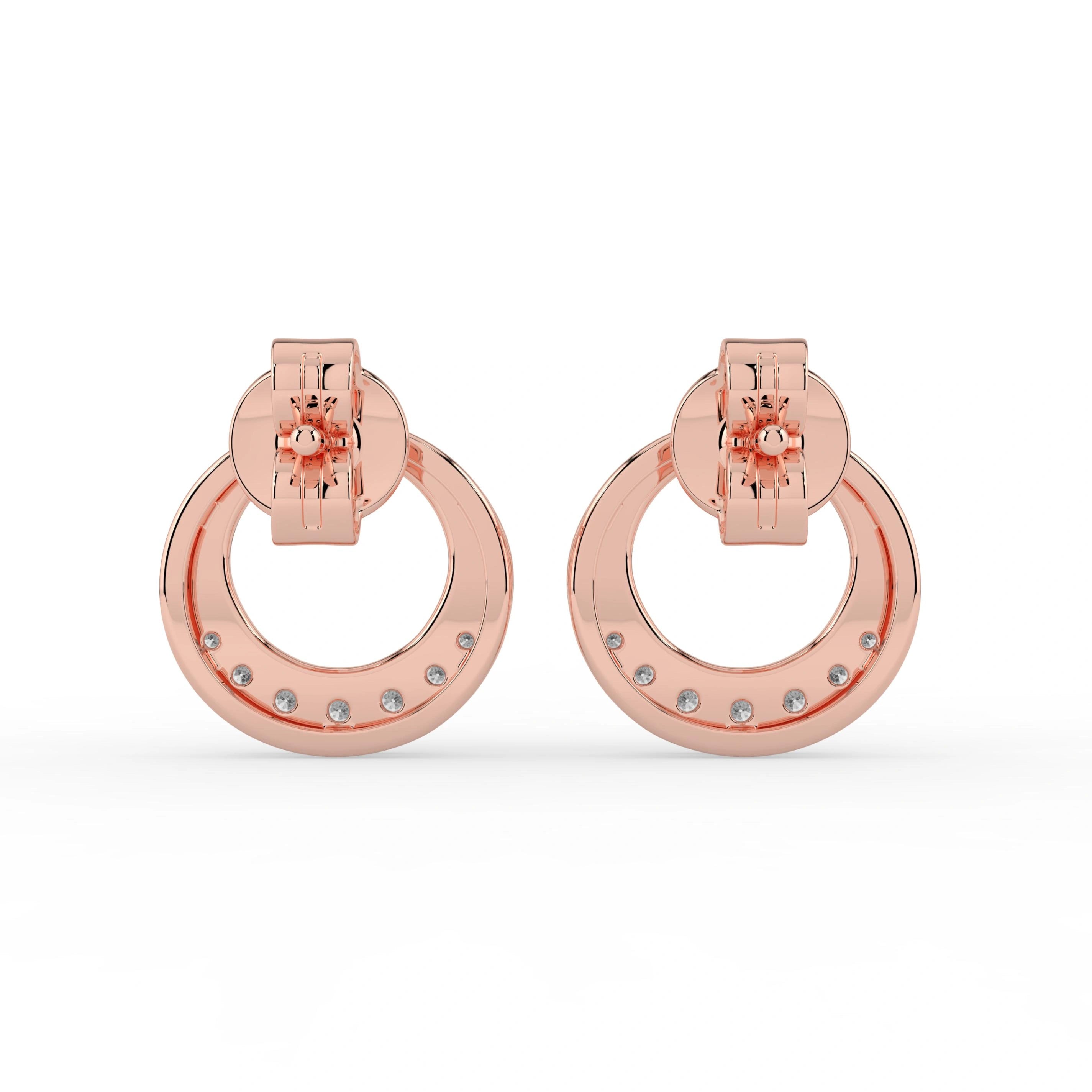 Celeste Halo Curve Spark Studs