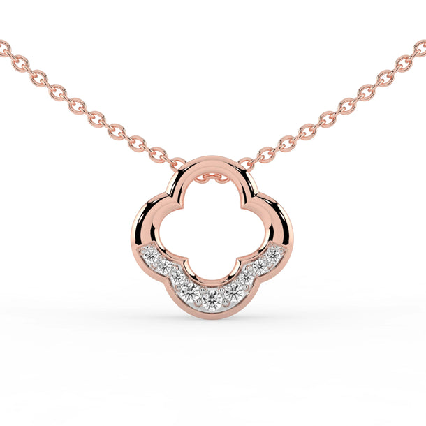 Celeste Clover Glow Slider Pendant