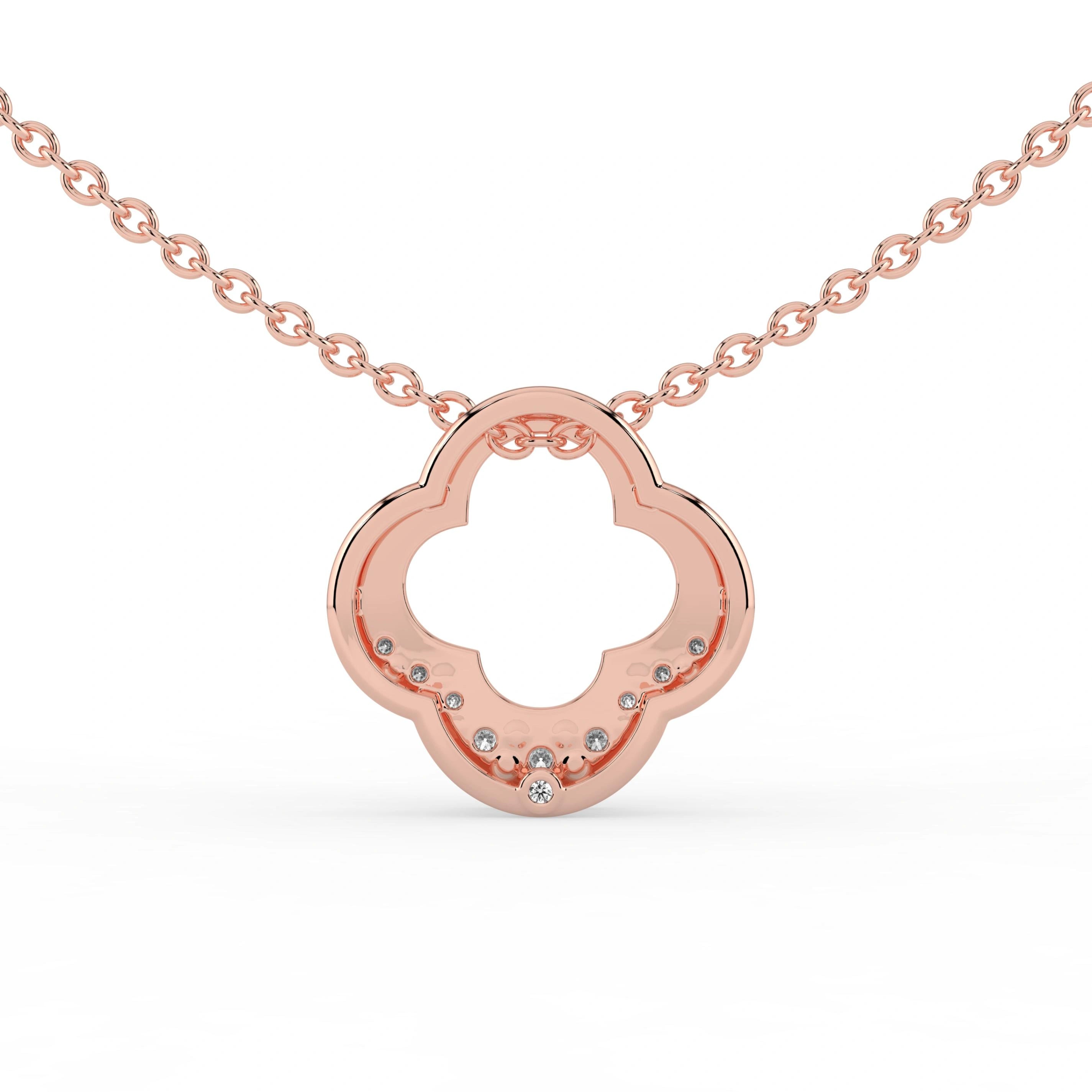 Celeste Clover Glow Slider Pendant