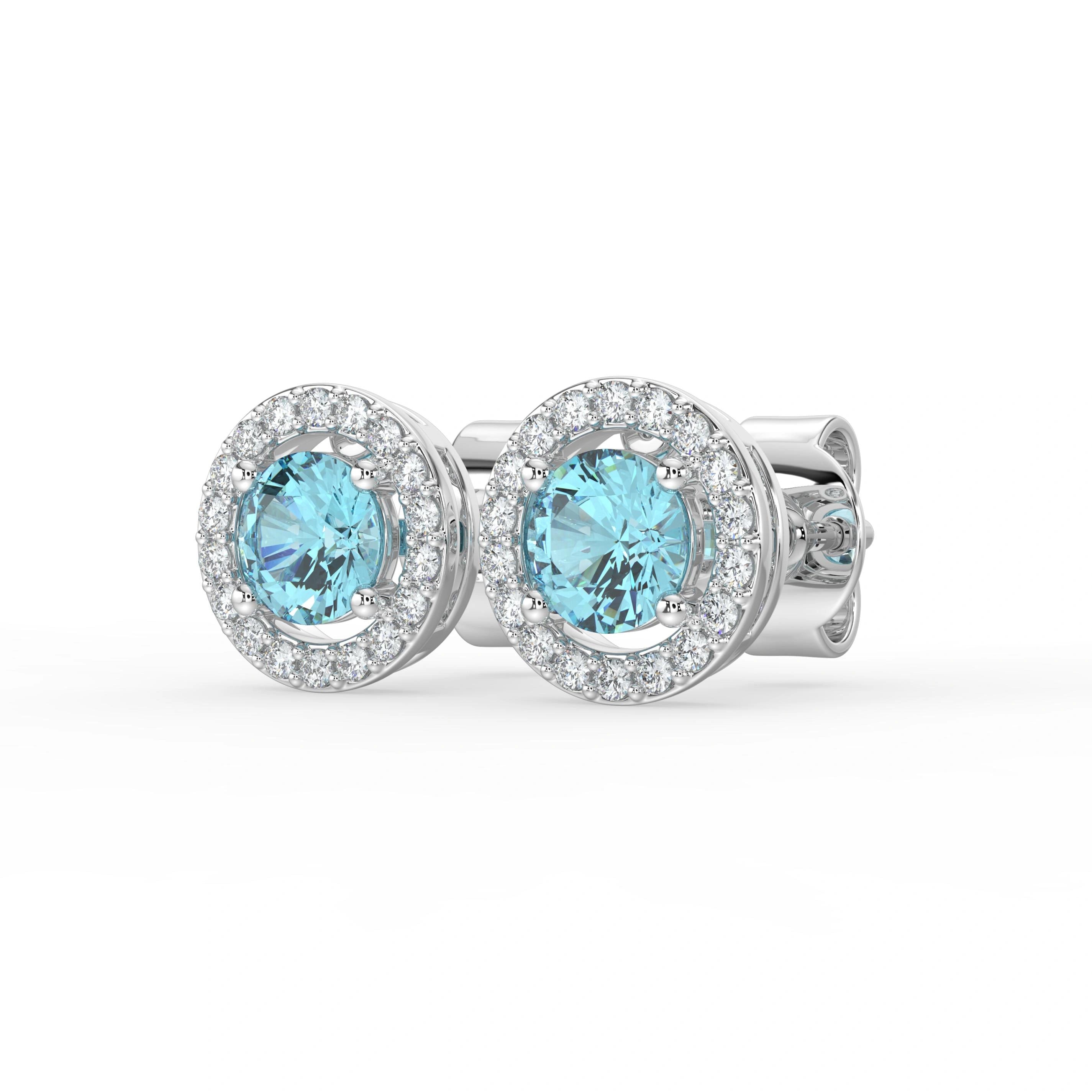 Gem Pop Midnight Halo Spark Studs