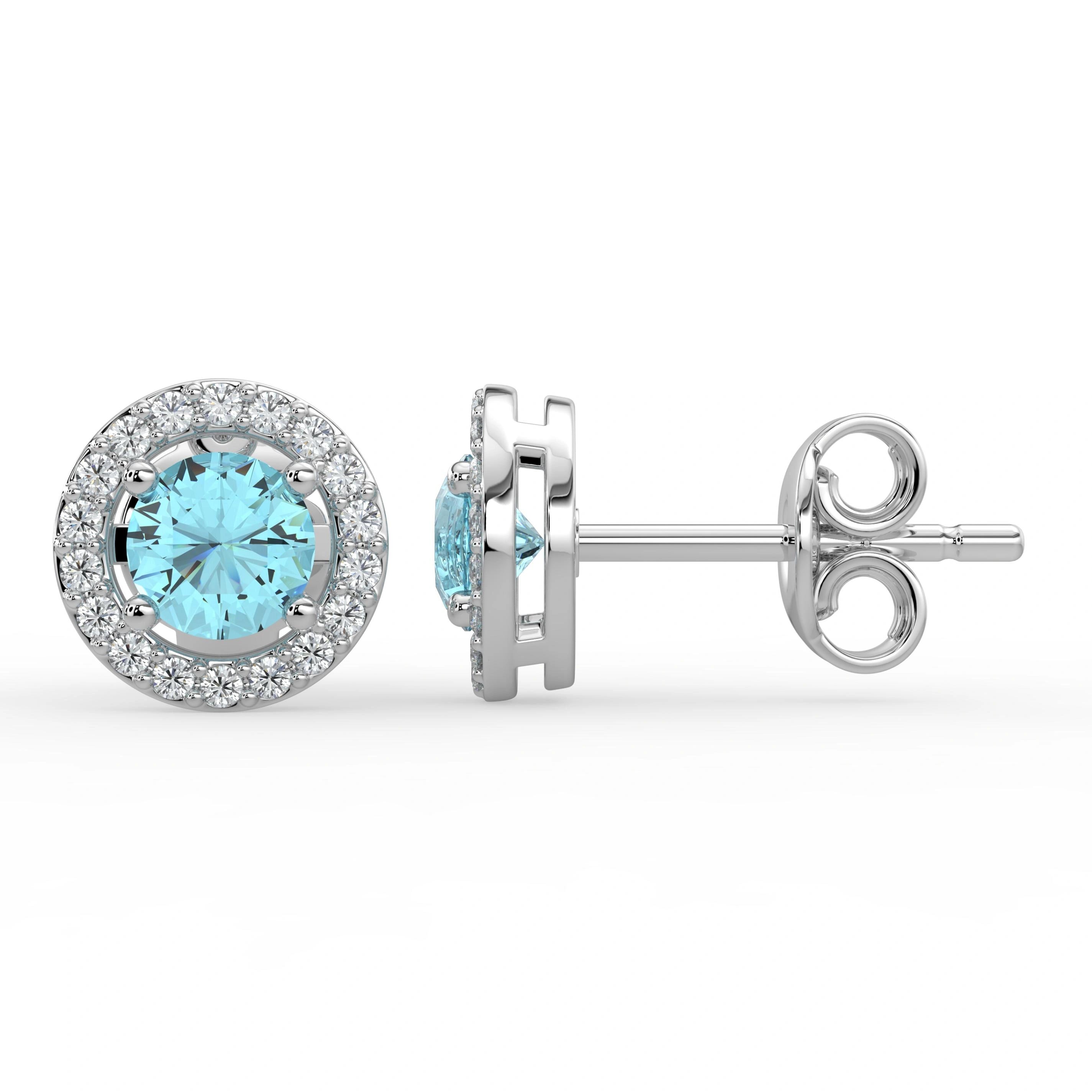 Gem Pop Midnight Halo Spark Studs