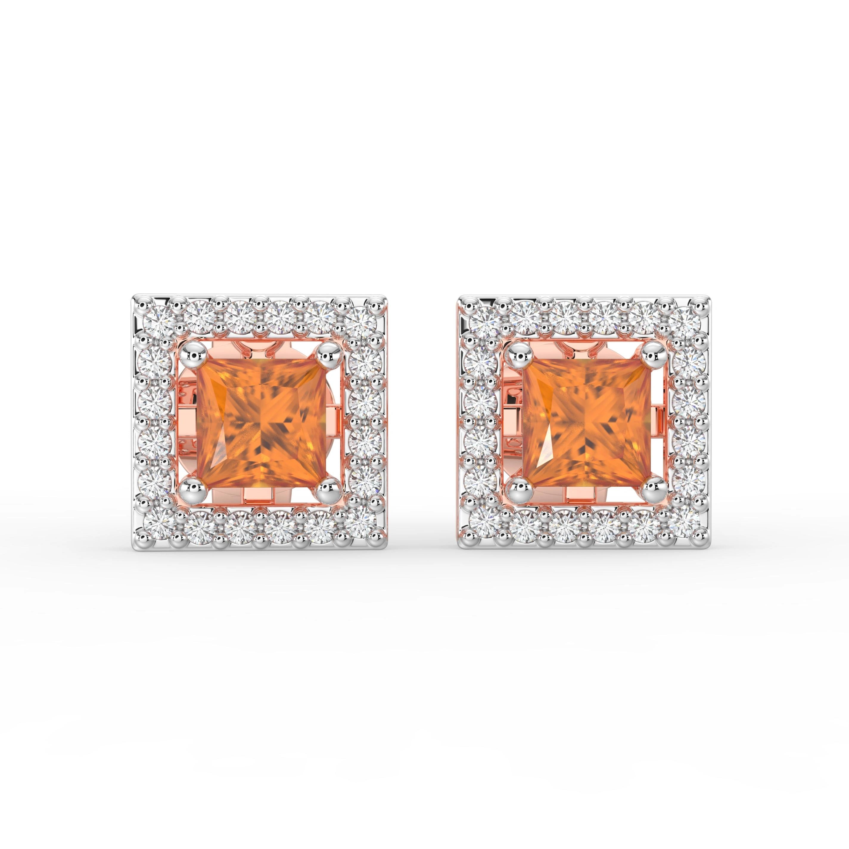 Gem Pop Ruby Oval Spark Studs