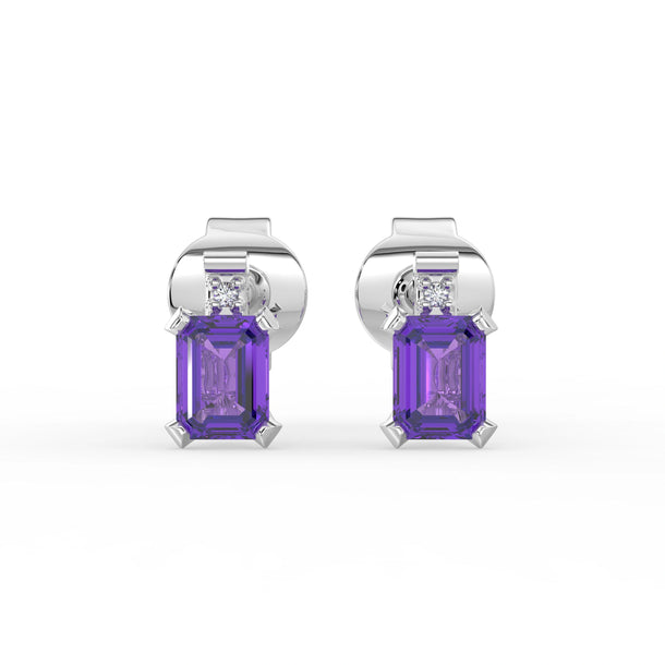 Gem Pop Ruby Petite Spark Studs