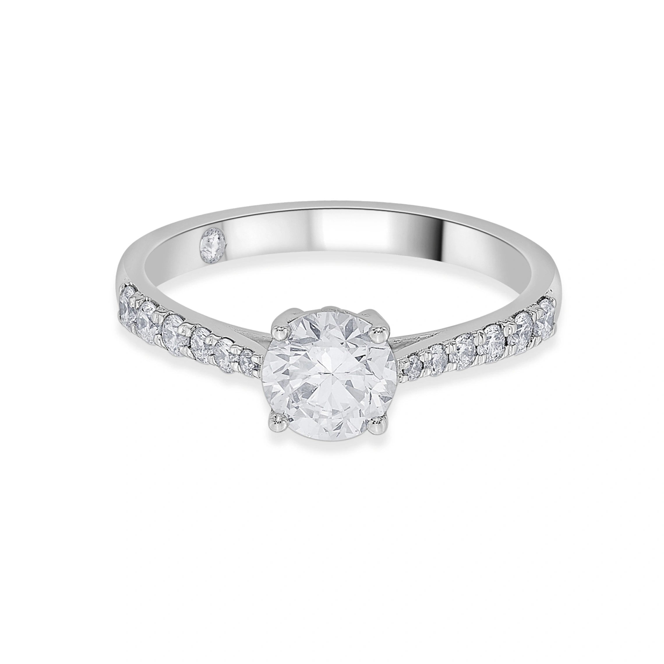 Zen Pirlanta Classic Zenith Ring - Zen Diamond India