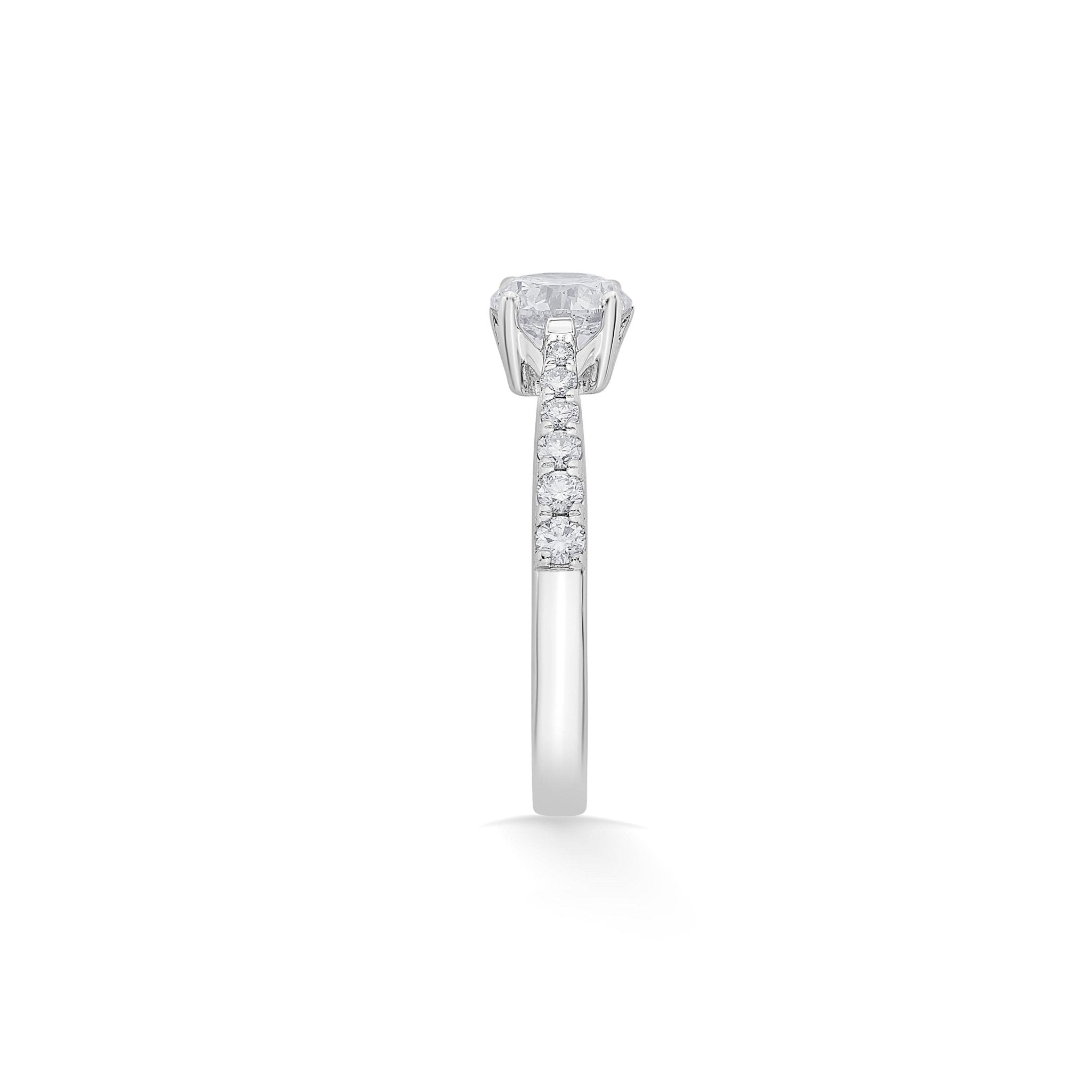 Zen Pirlanta 0.70 cts Round Solitaire Ring