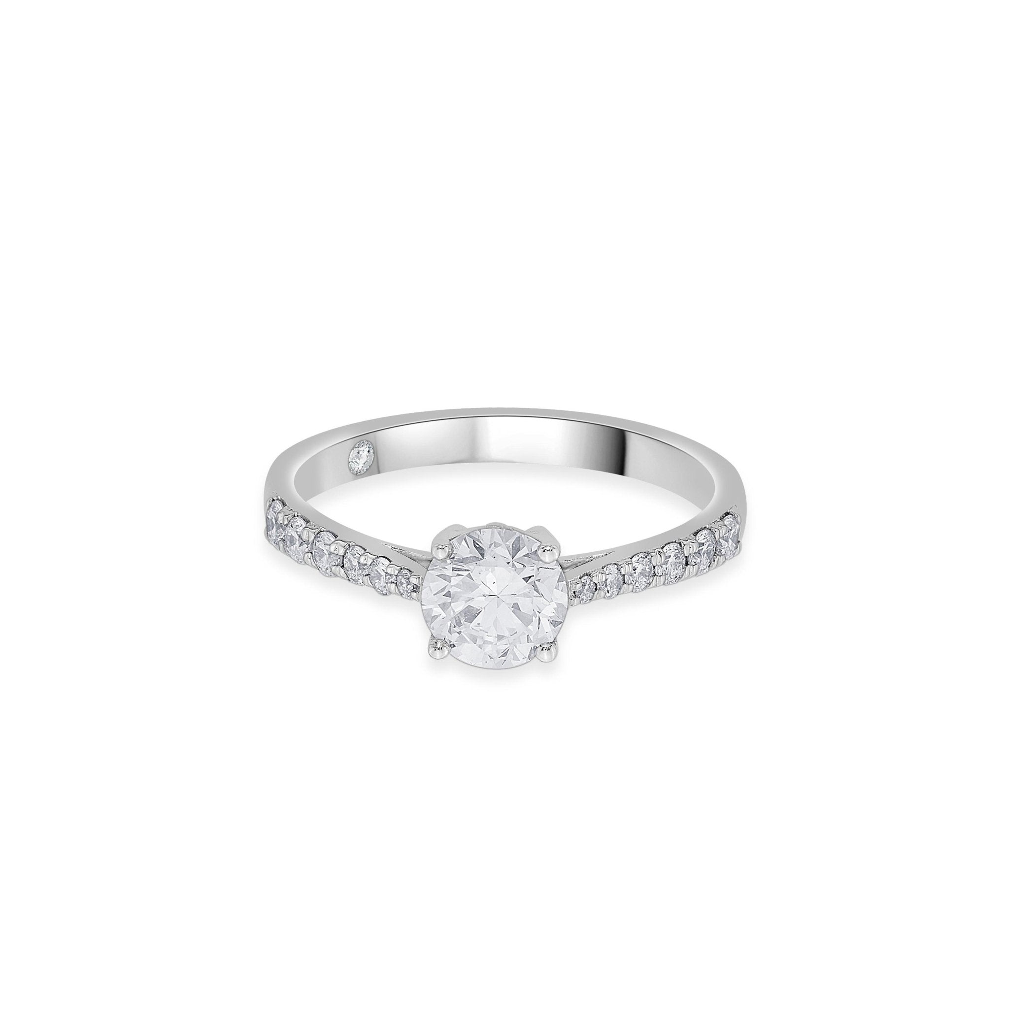 Zen Pirlanta 0.70 cts Round Solitaire Ring