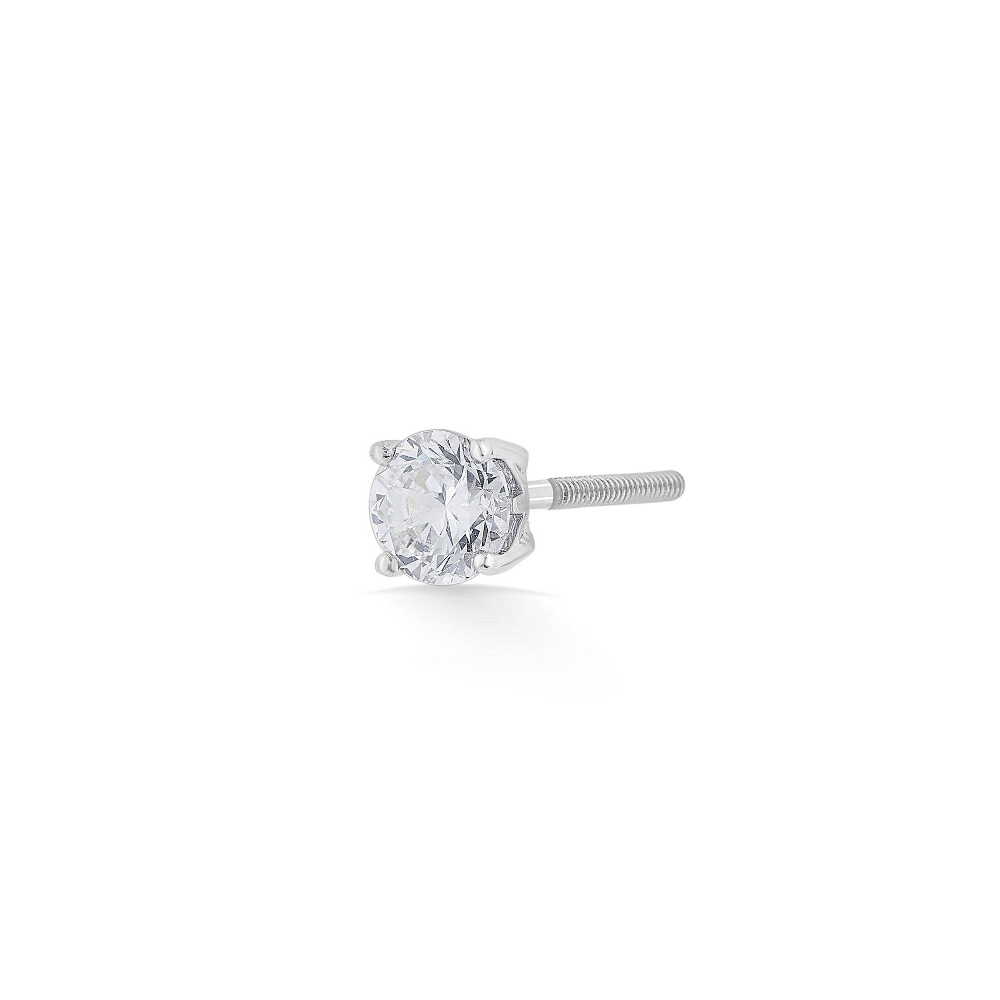 Zen Pirlanta 1.50 cts Round Solitaire Earrings