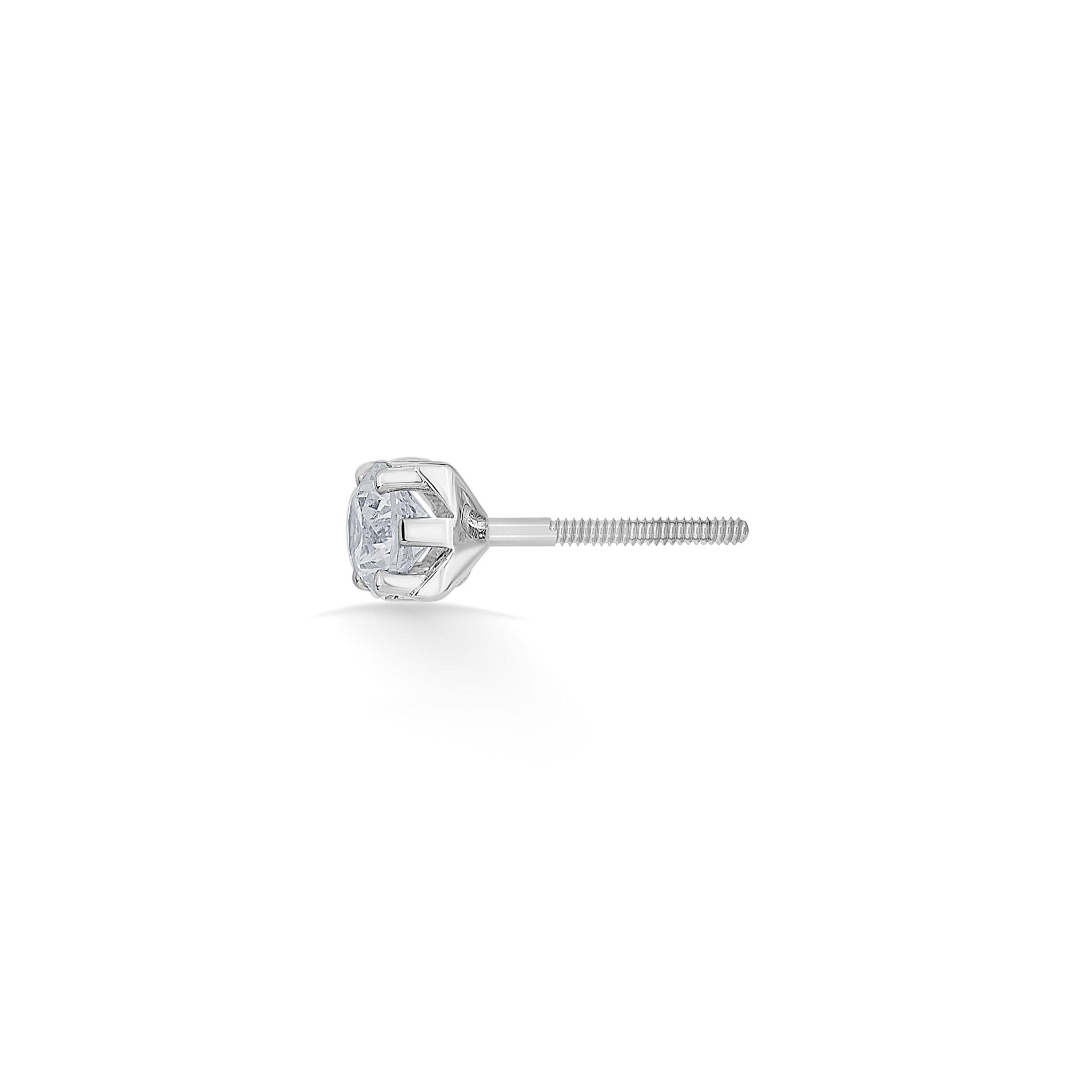 Zen Pirlanta 0.30 cts Round Solitaire Earrings