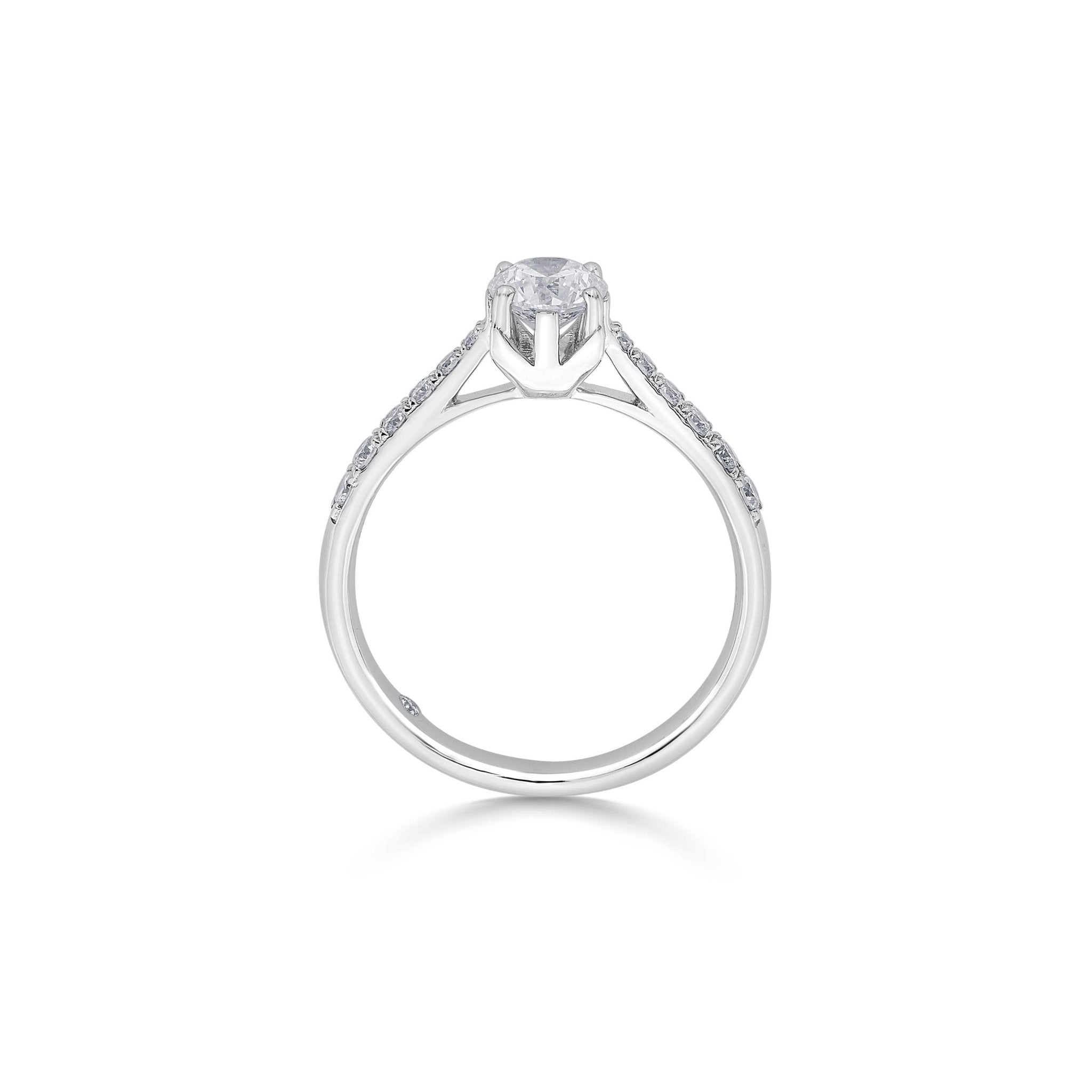 Zen Pirlanta 0.50 cts Round Solitaire Ring