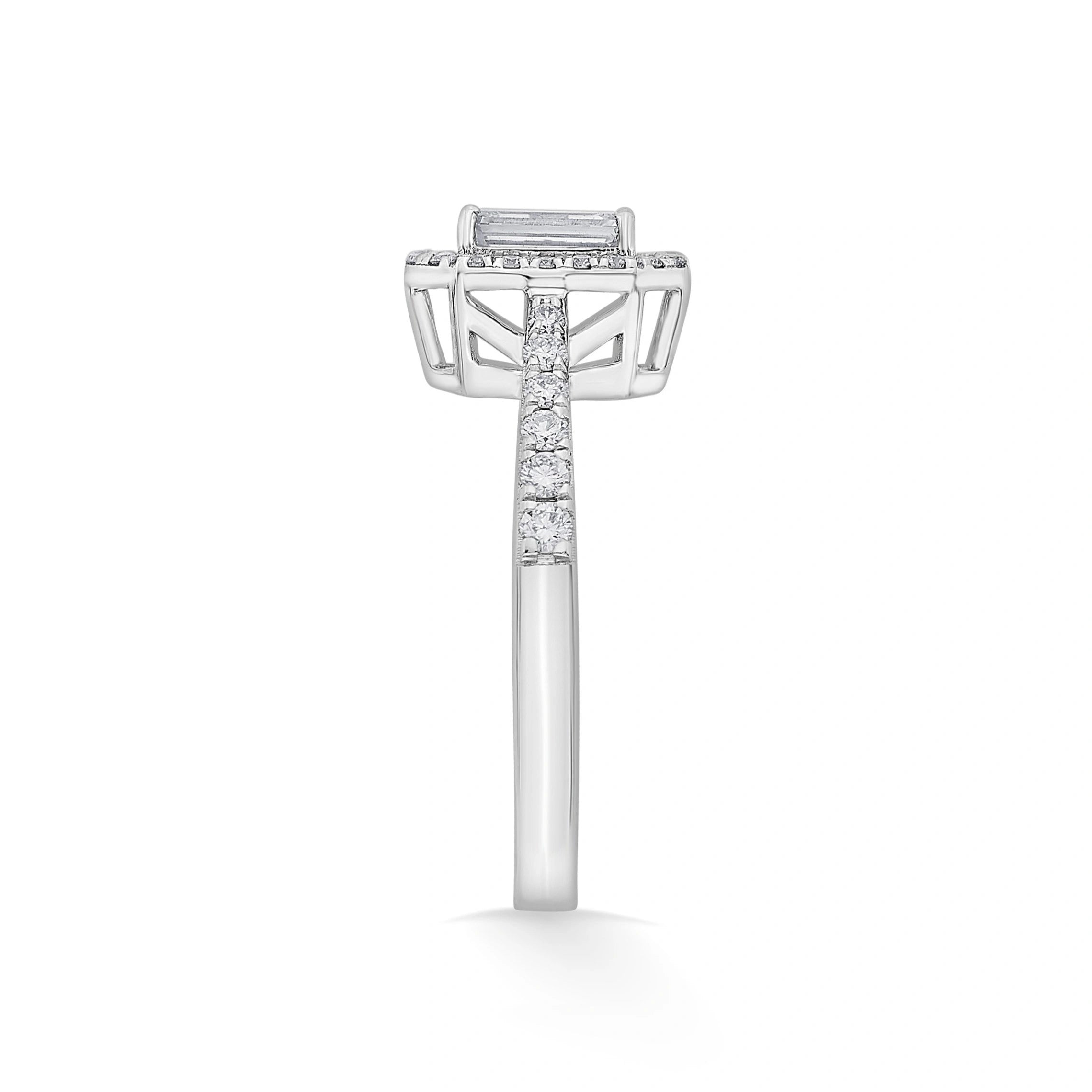 Zen Pirlanta Radiant Emerald Ring - Zen Diamond India