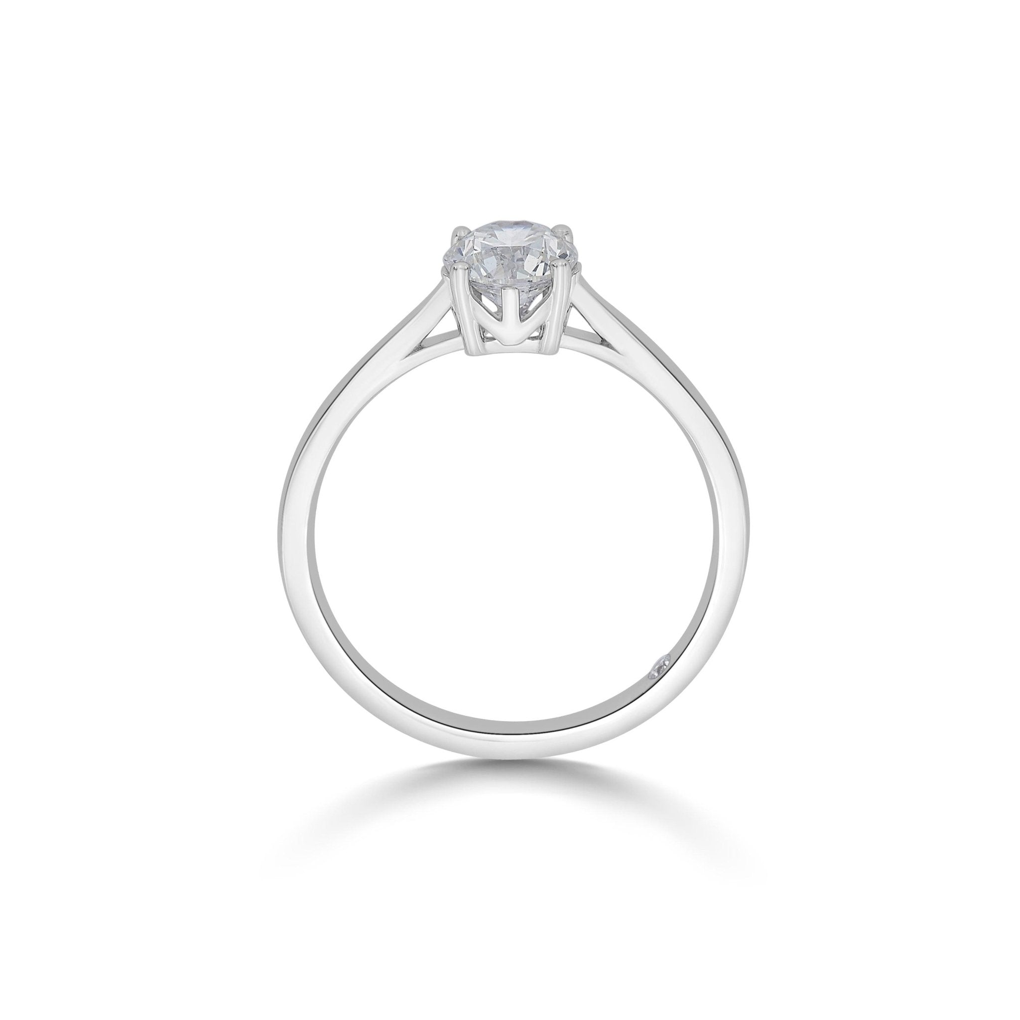 Zen Pirlanta 0.70 pts Round Solitaire Ring