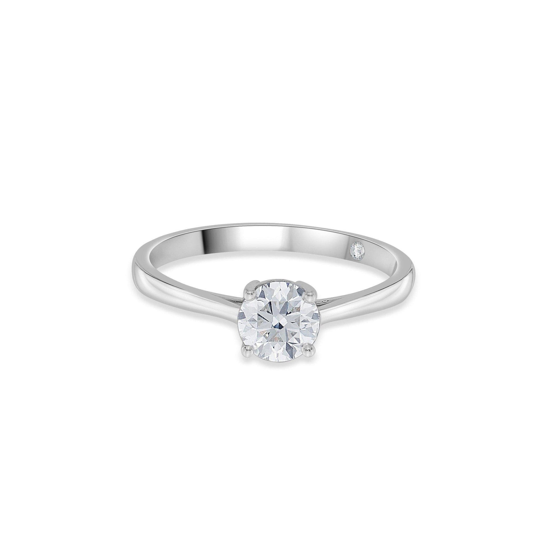Zen Pirlanta 0.70 pts Round Solitaire Ring