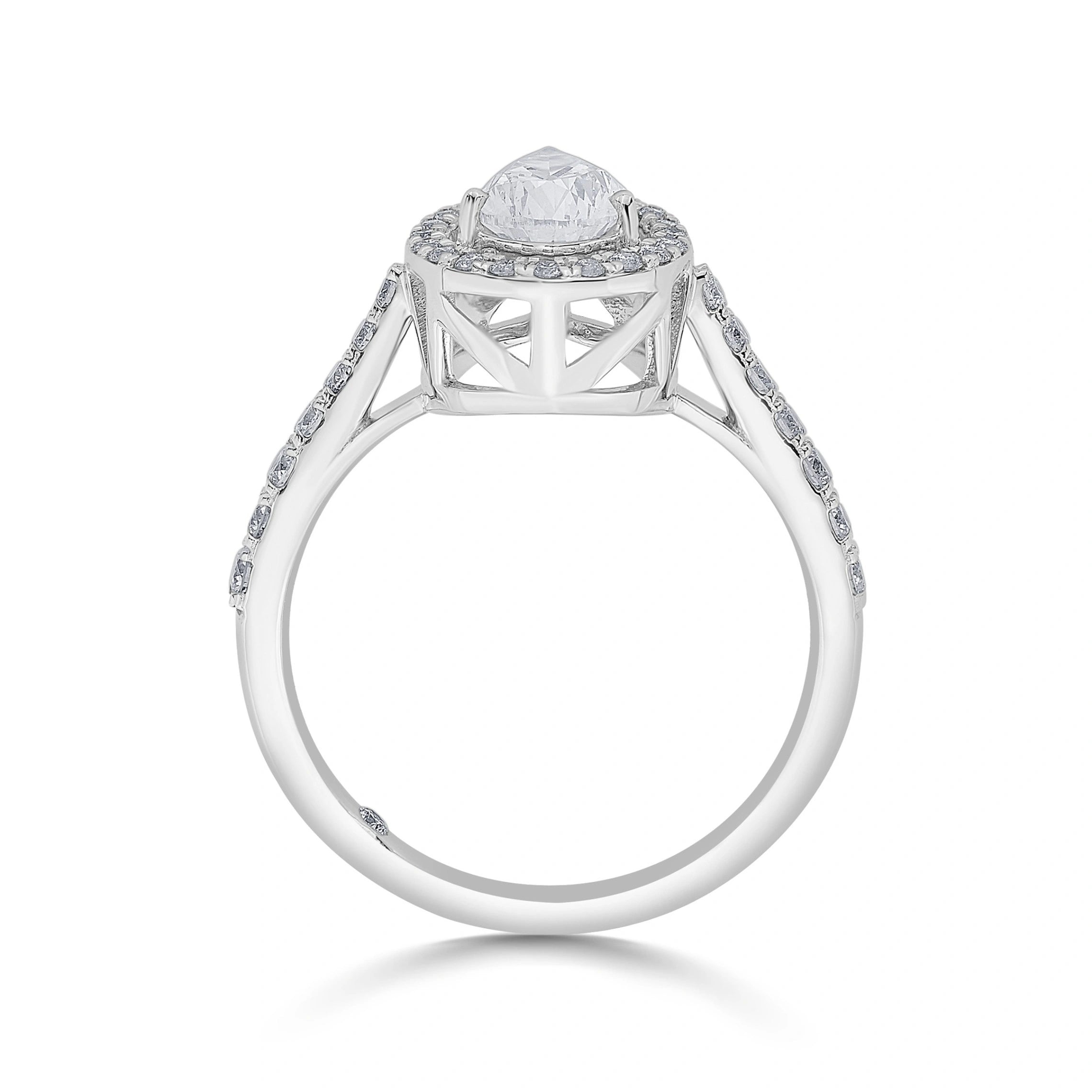 Zen Pirlanta Pear Drop Brilliance Ring - Zen Diamond India