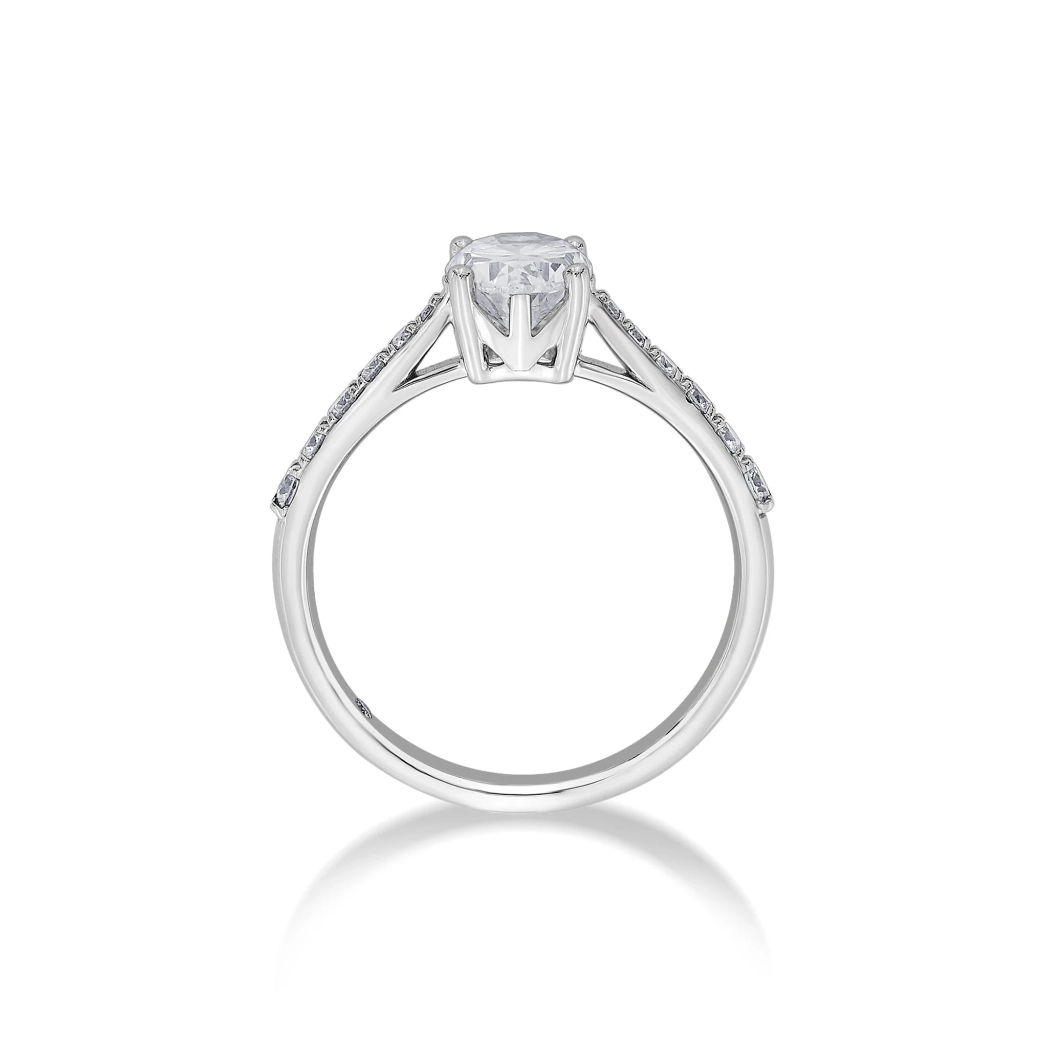 Solitaire Forever Glow Ring - Zen Diamond India