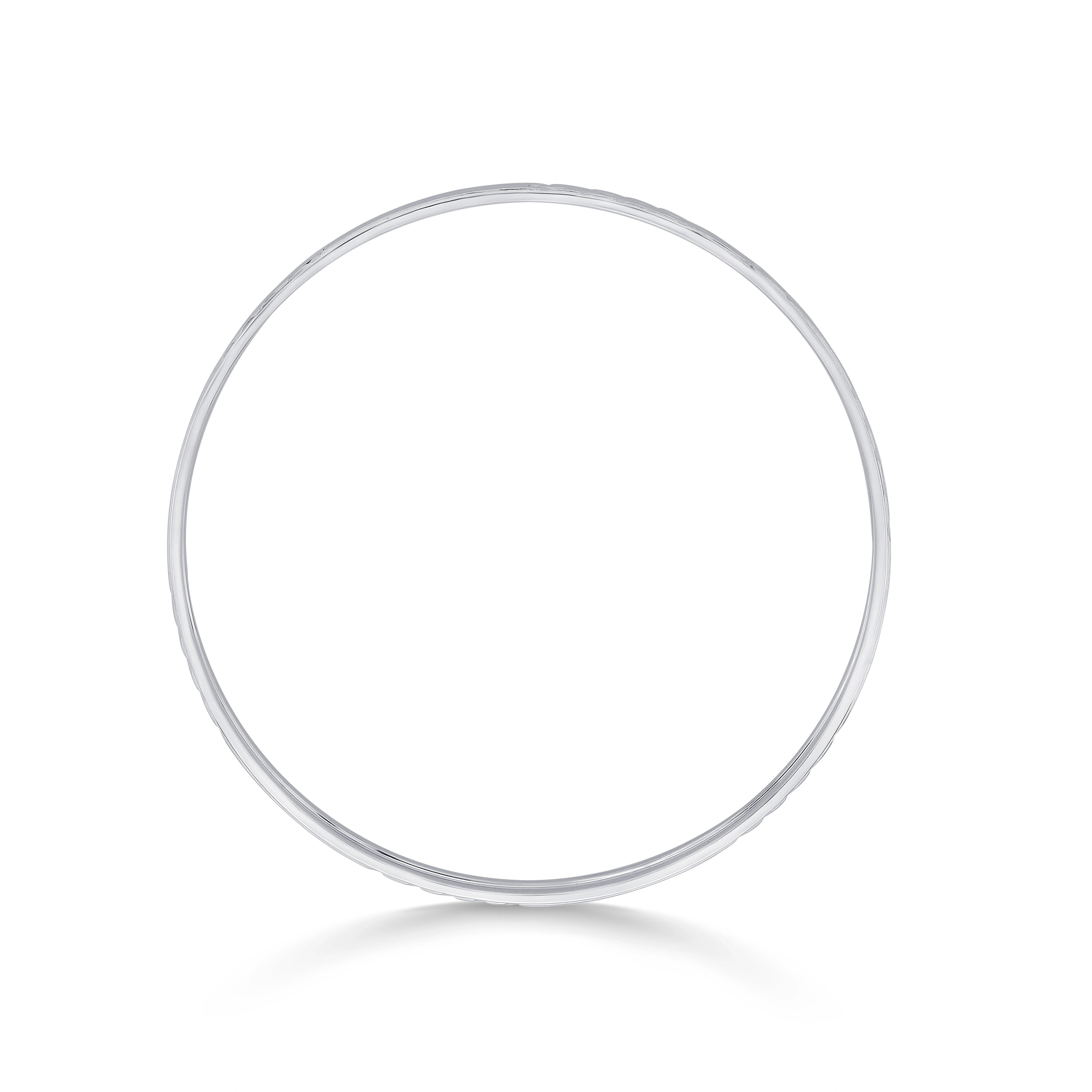 Hugo Platinum Crest Kada - Zen Diamond India