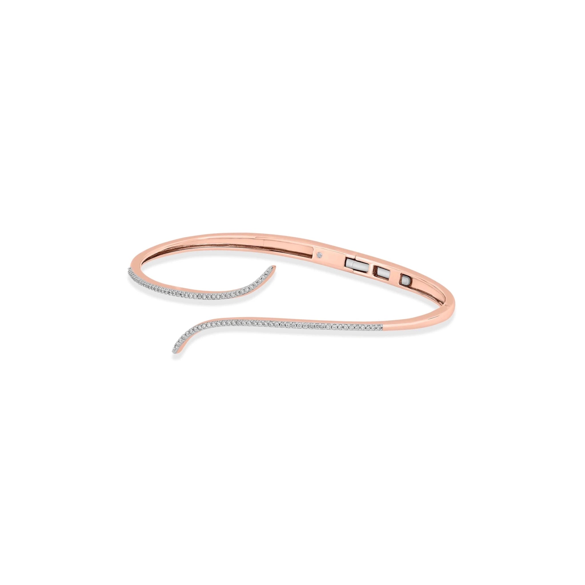 Sassy Gleaming Swirl Bracelet - Zen Diamond India