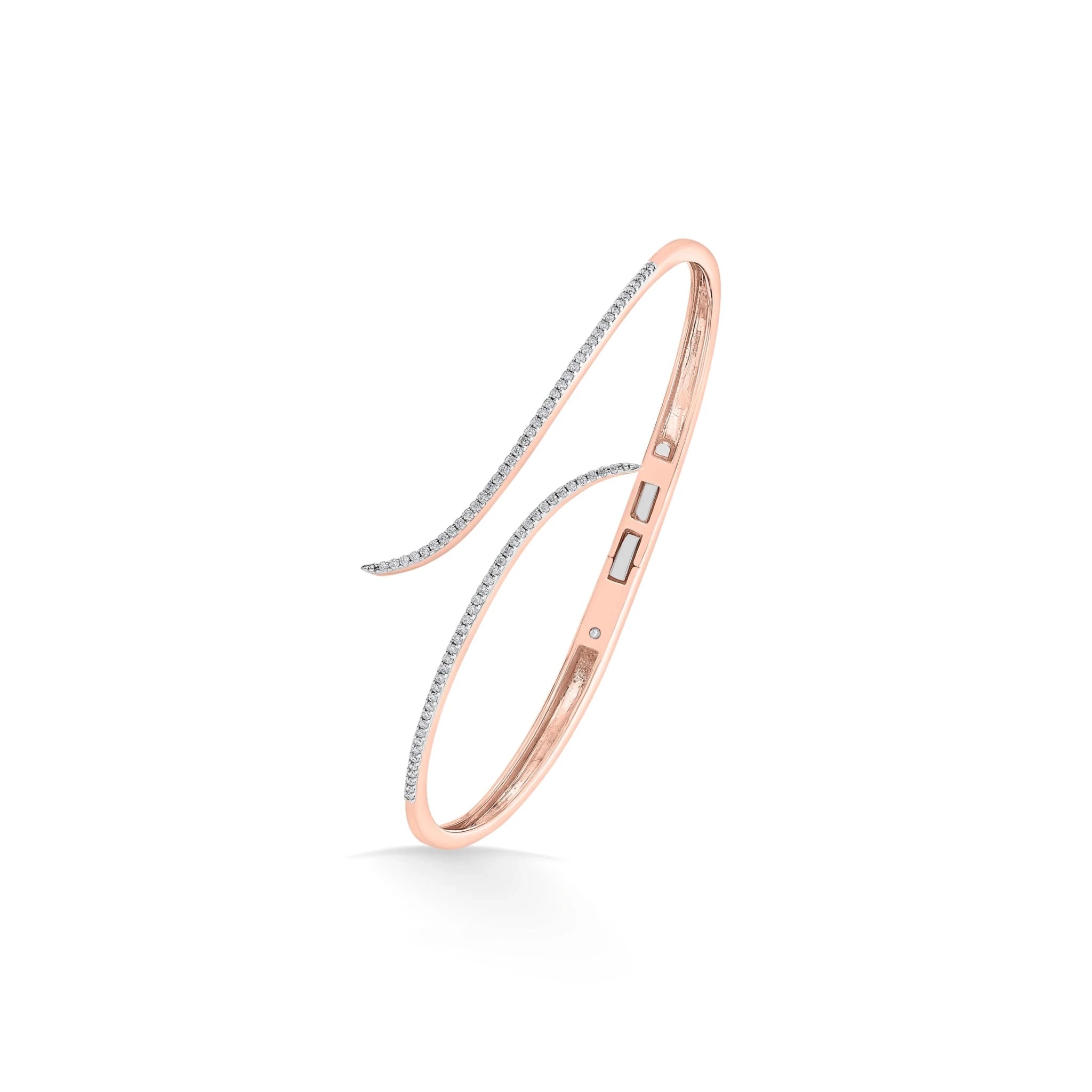 Sassy Gleaming Swirl Bracelet - Zen Diamond India
