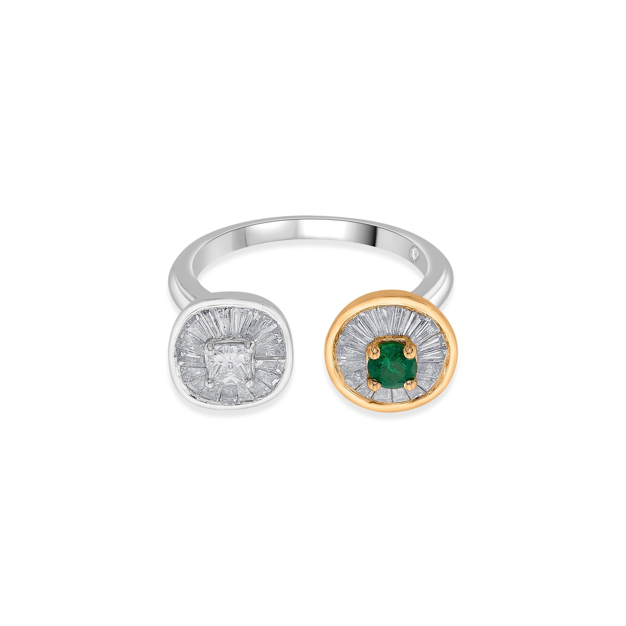 Iris Cosmic Cuff Statement Ring - Zen Diamond India