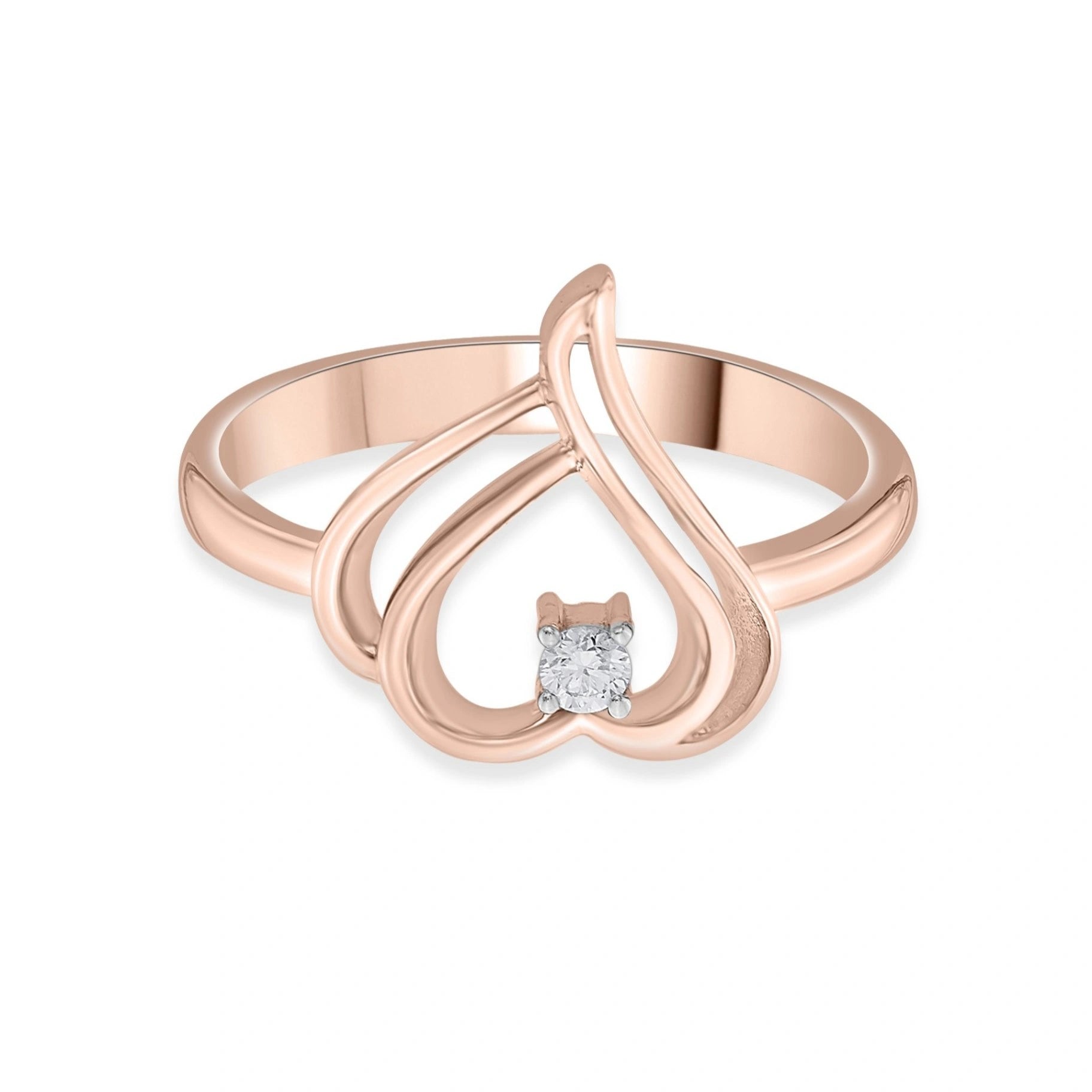 Love Knot Heartstrings Solitaire Ring