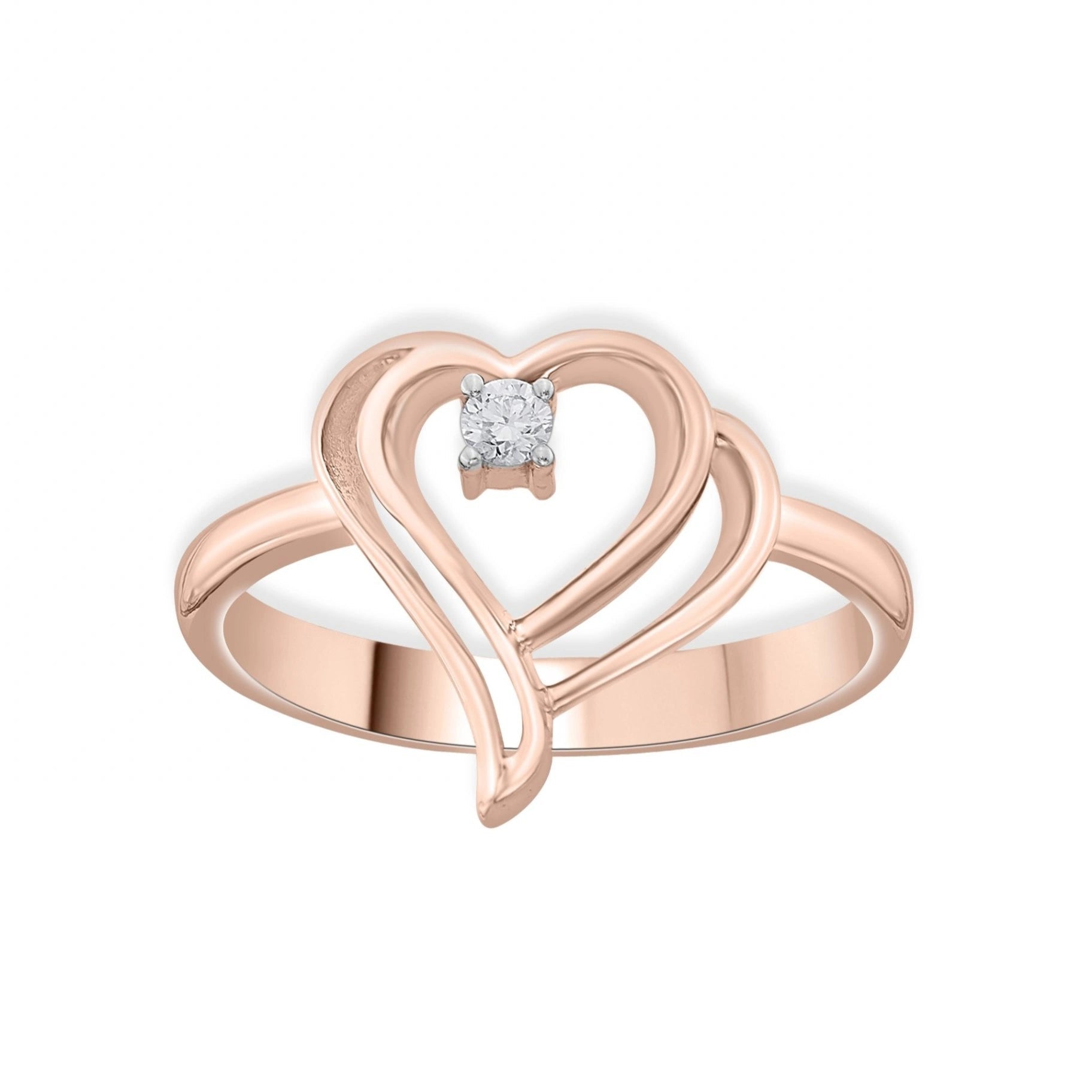 Love Knot Heartstrings Solitaire Ring