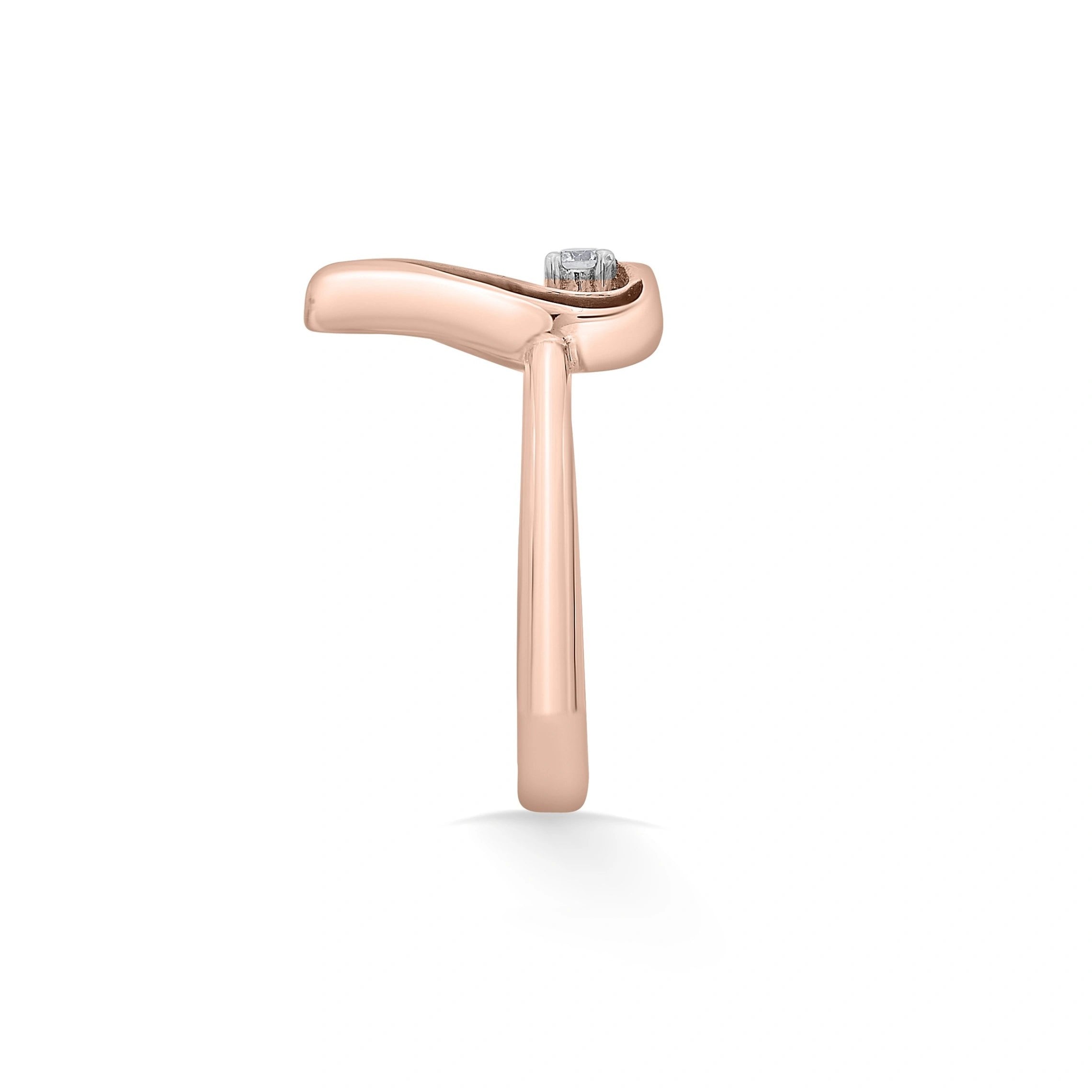 Love Knot Heartstrings Solitaire Ring