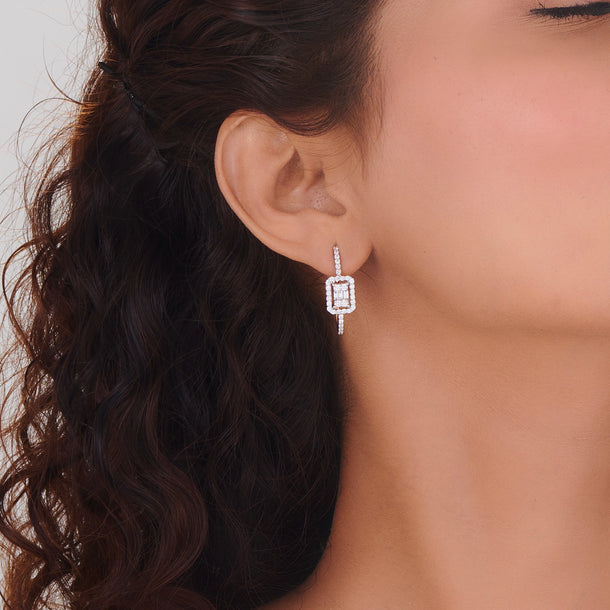 Classic Dazzling Horizon Drops - Zen Diamond India