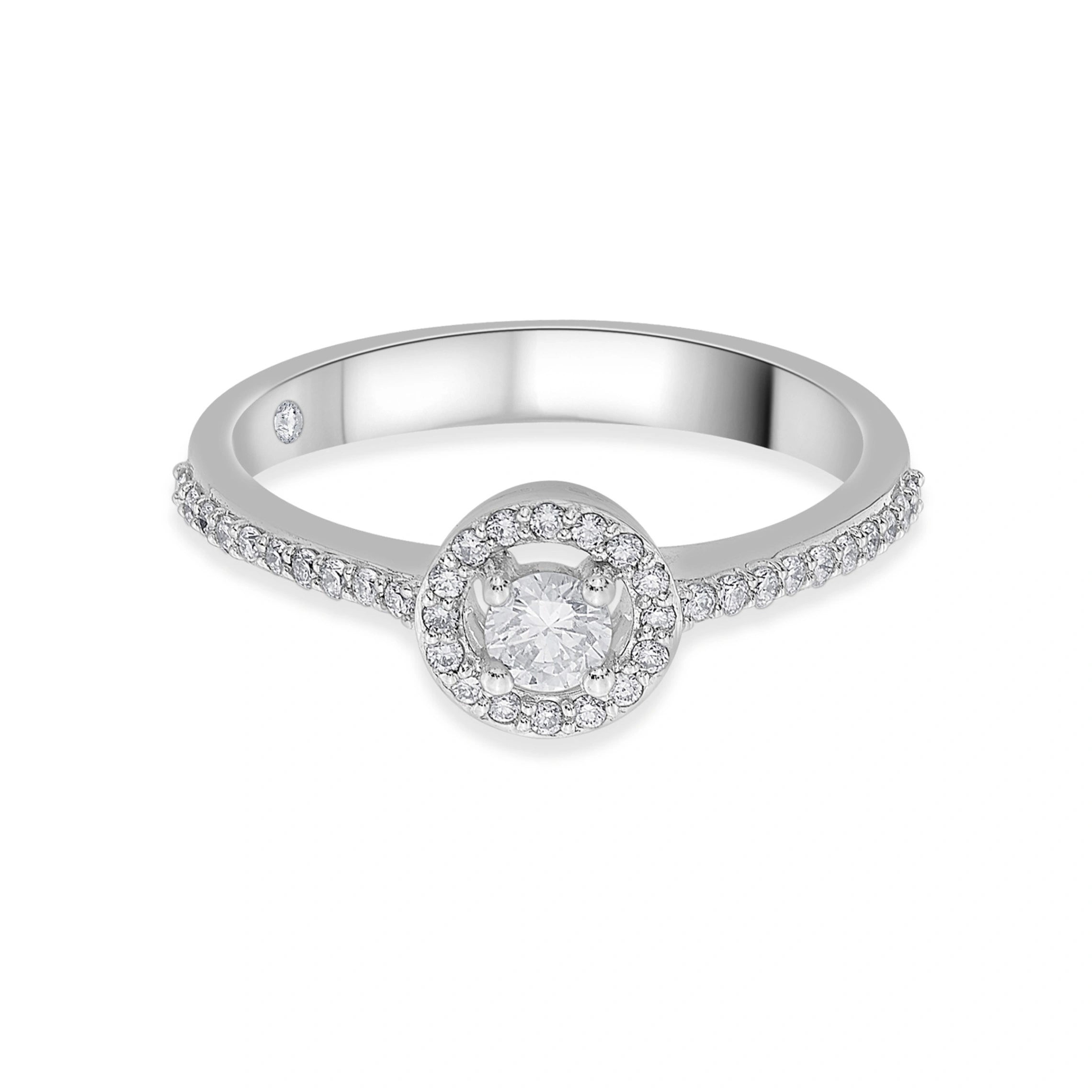 Zen Pirlanta Circular Starlight Spark Ring - Zen Diamond India