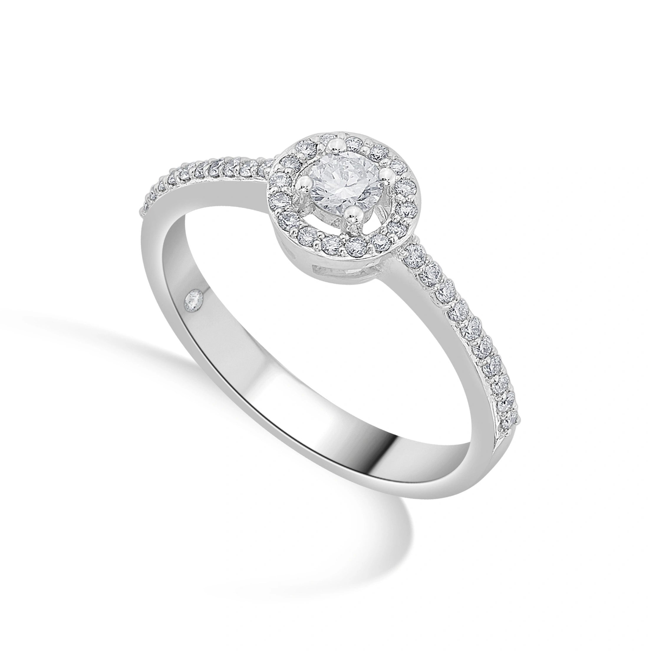 Zen Pirlanta Circular Starlight Spark Ring - Zen Diamond India