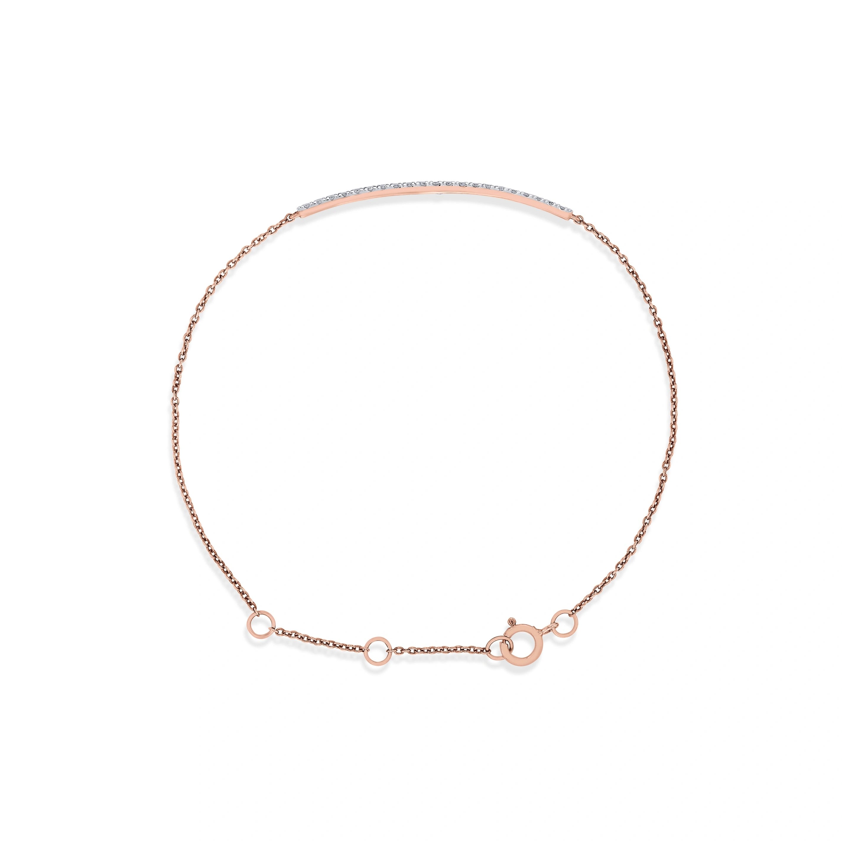 Solitaire Starlit Whisper Bracelet - Zen Diamond India