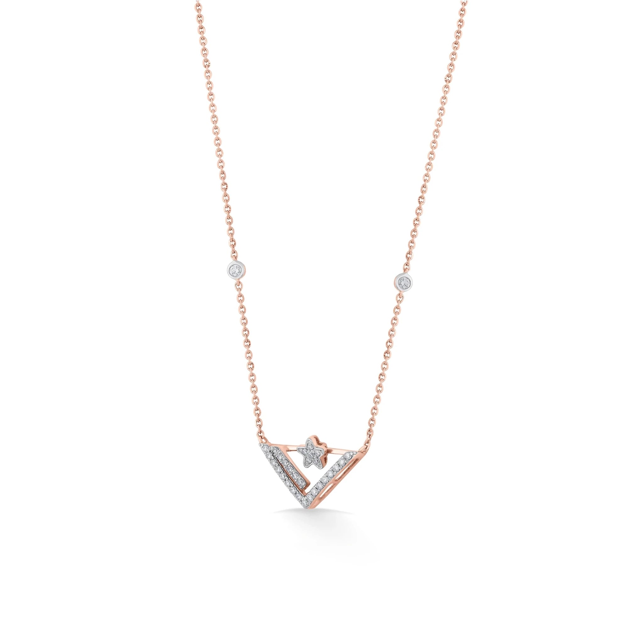 V - Star Blaze Luxe Pendant - Zen Diamond India