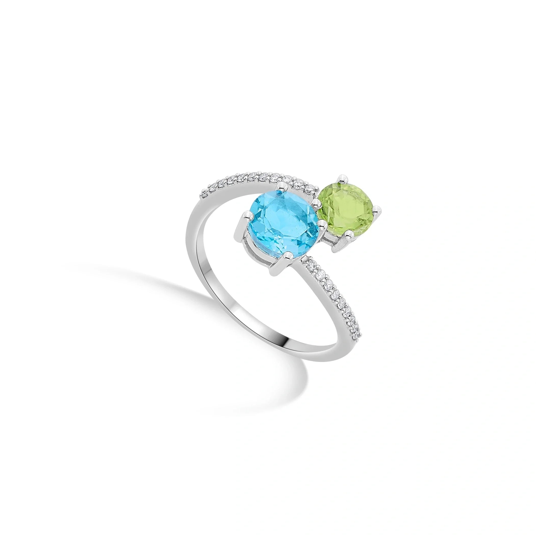 Color Pop Twist Luxe Ring - Zen Diamond India