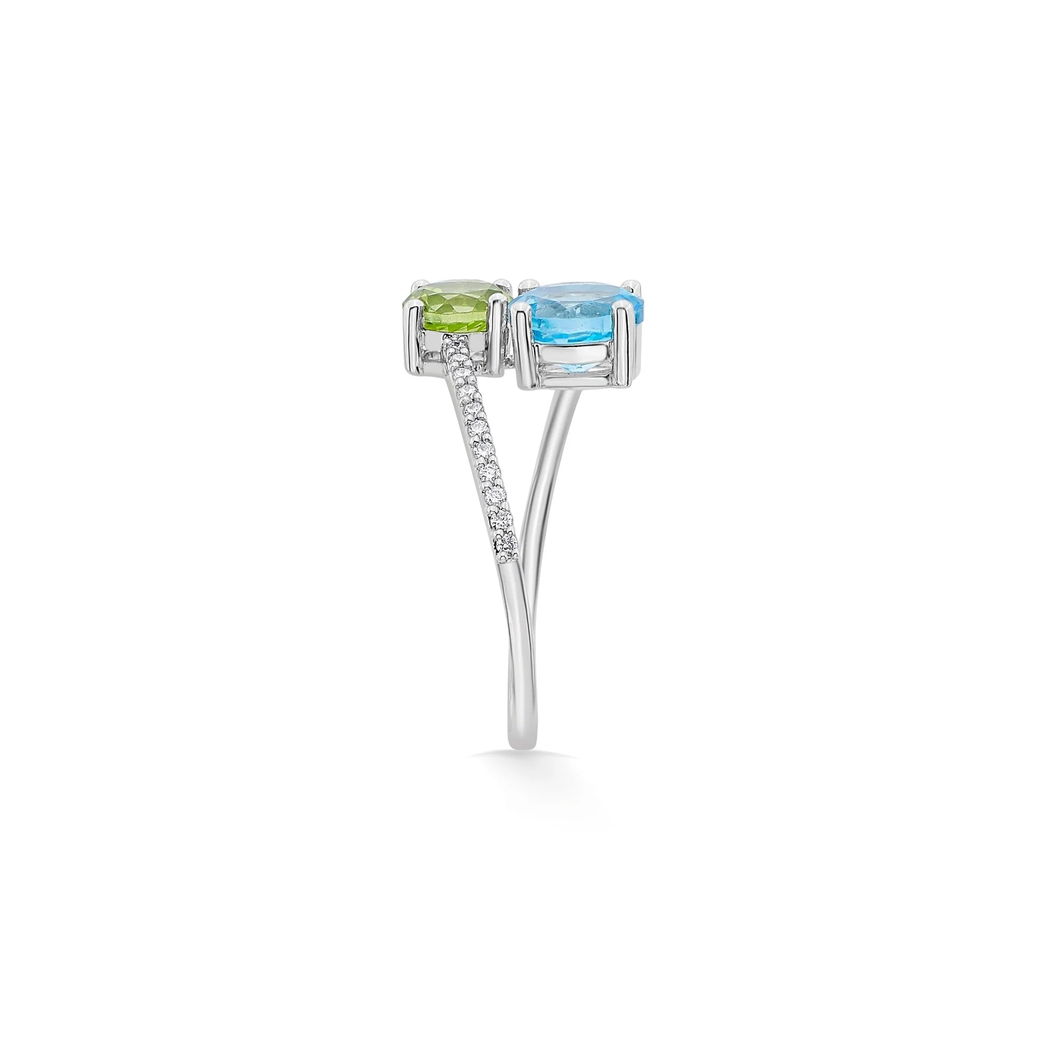 Color Pop Twist Luxe Ring - Zen Diamond India