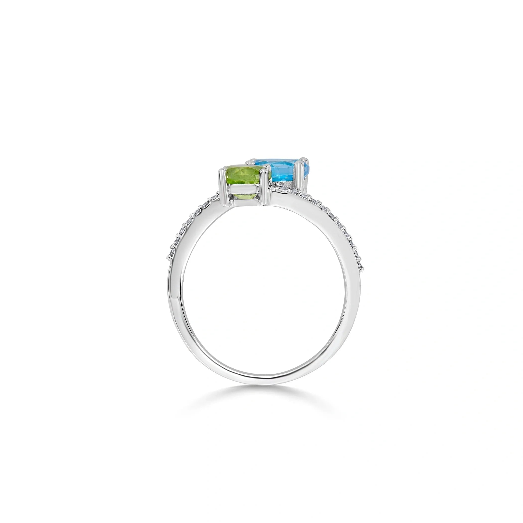 Color Pop Twist Luxe Ring - Zen Diamond India