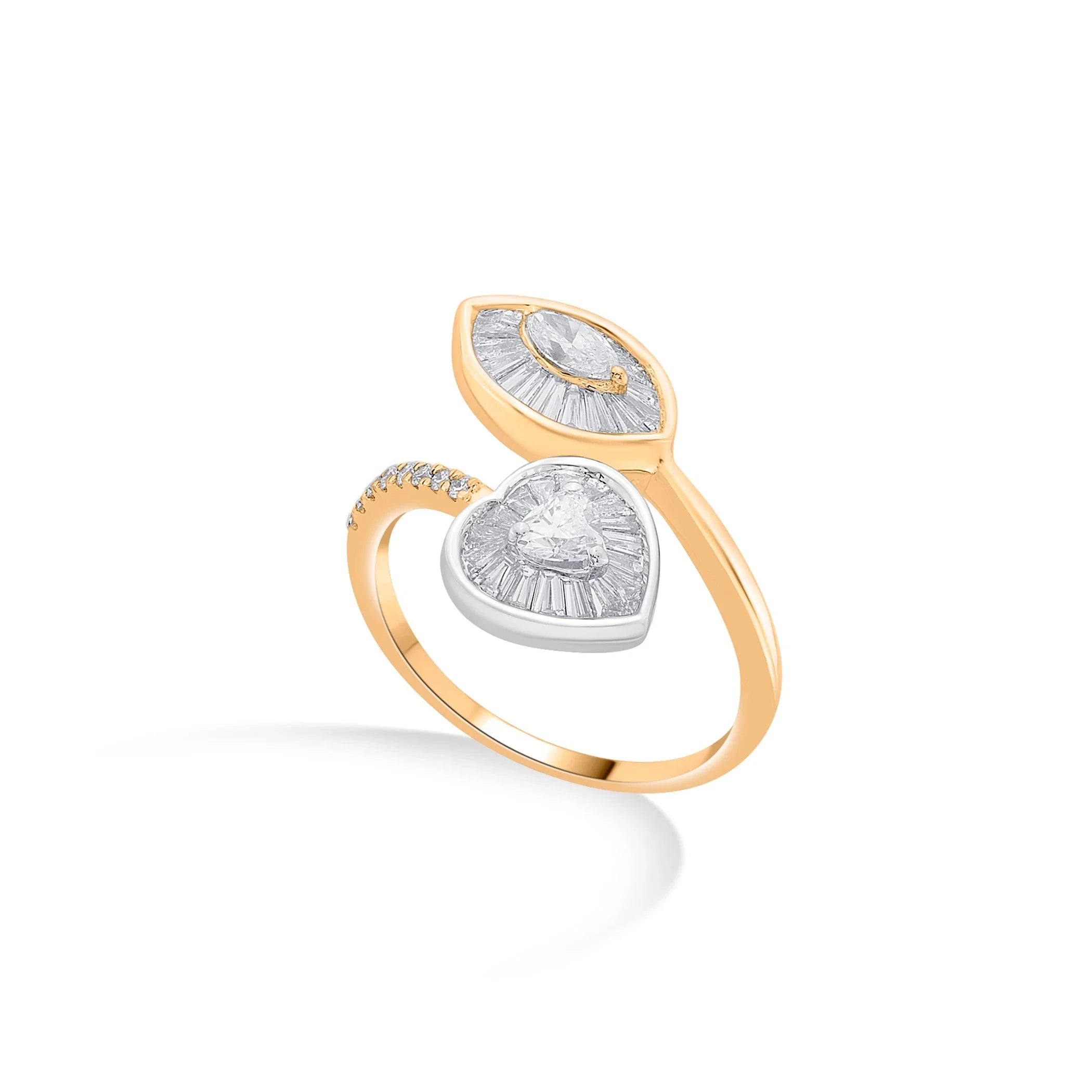 Iris Allure Heart Ring - Zen Diamond India