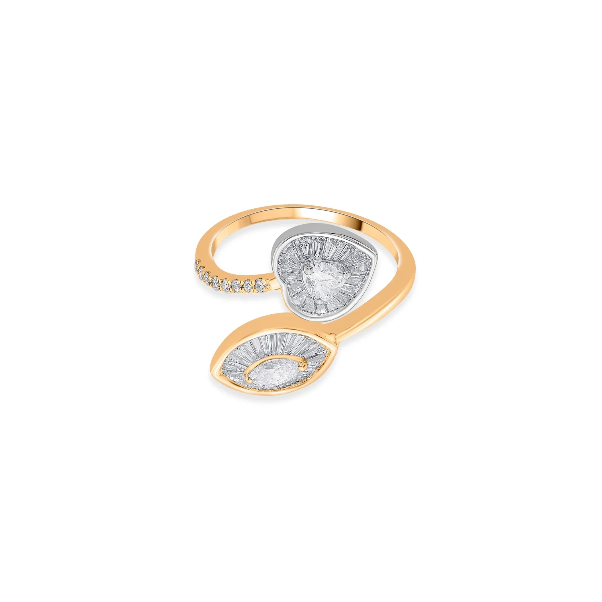 Iris Allure Heart Ring - Zen Diamond India