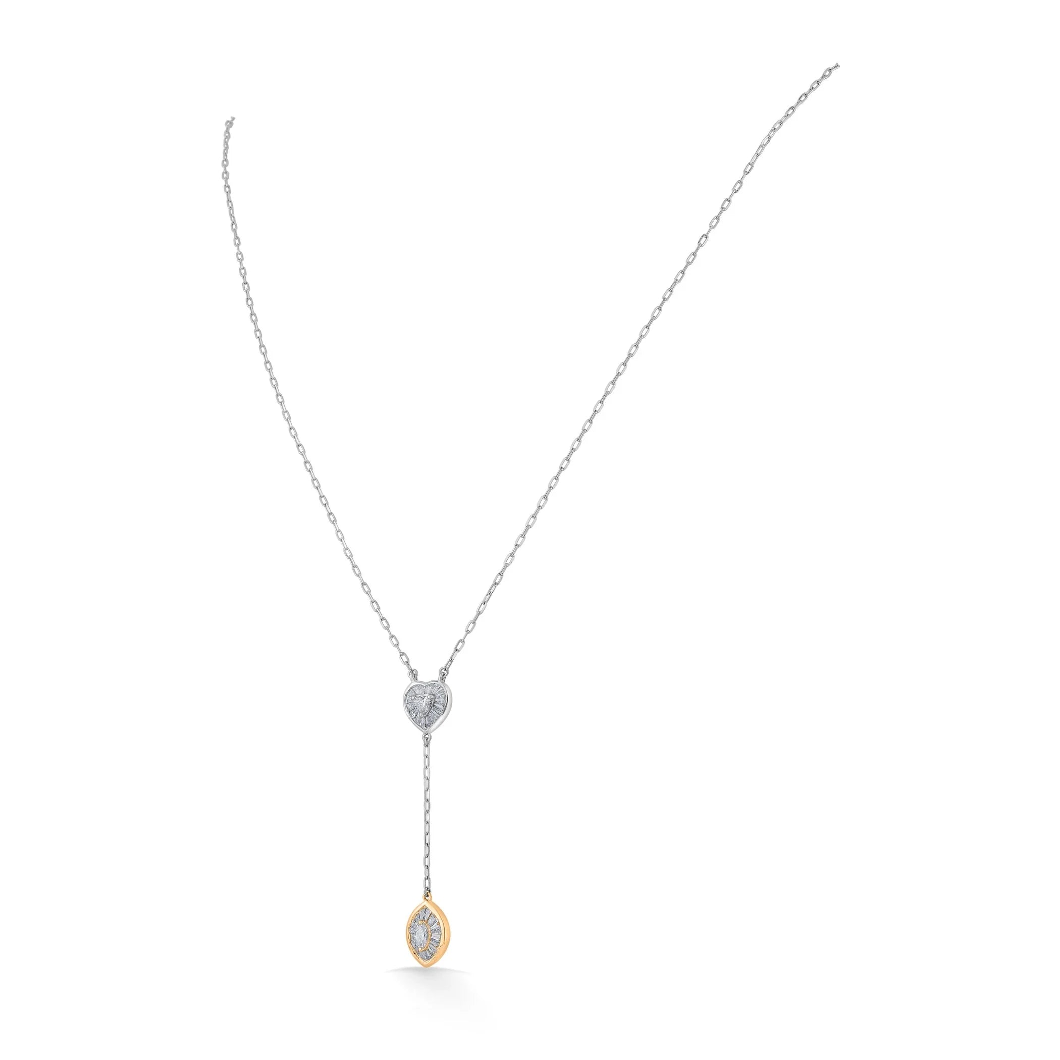 Iris Enigma Lariat Necklace - Zen Diamond India