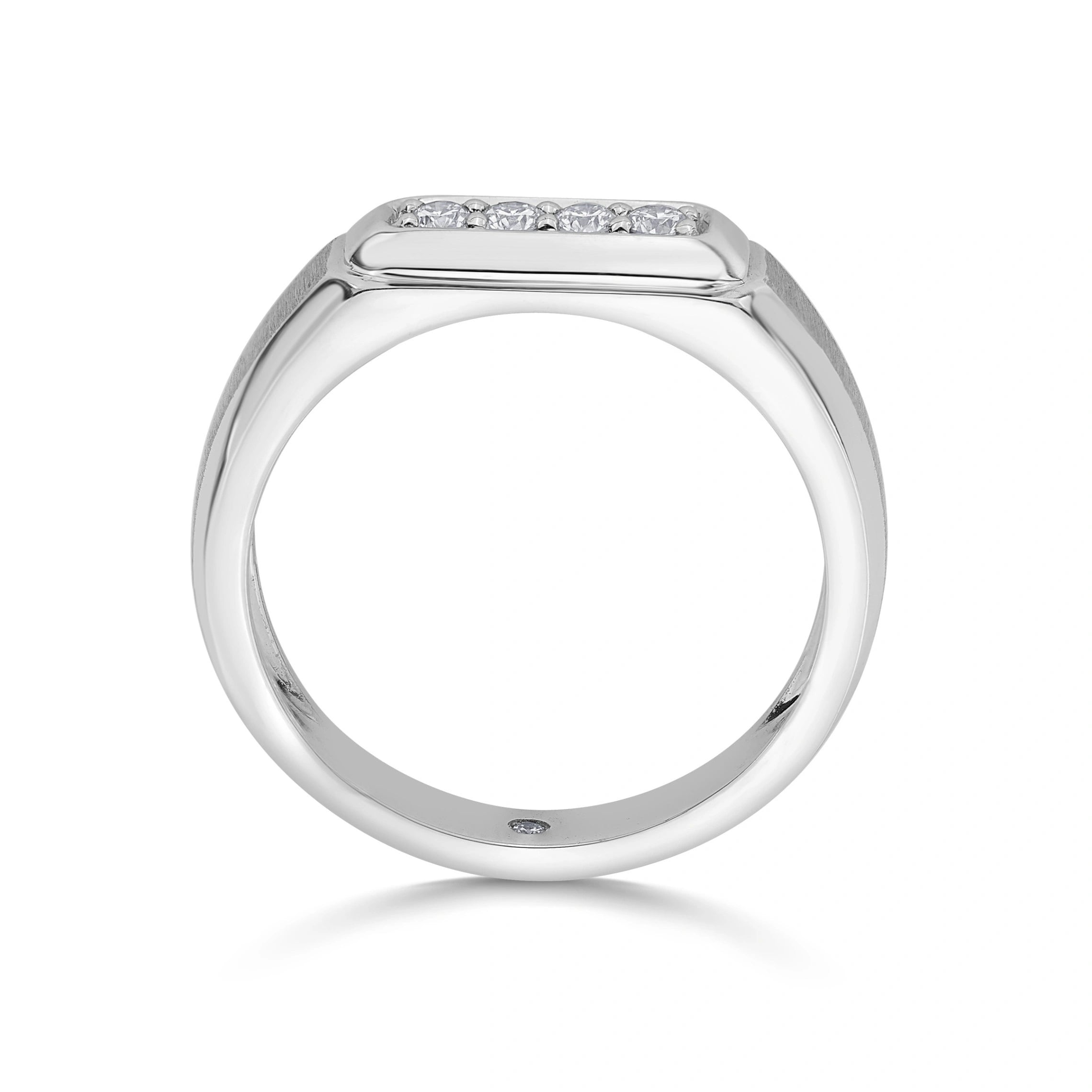 Hugo Legacy Signet Ring - Zen Diamond India