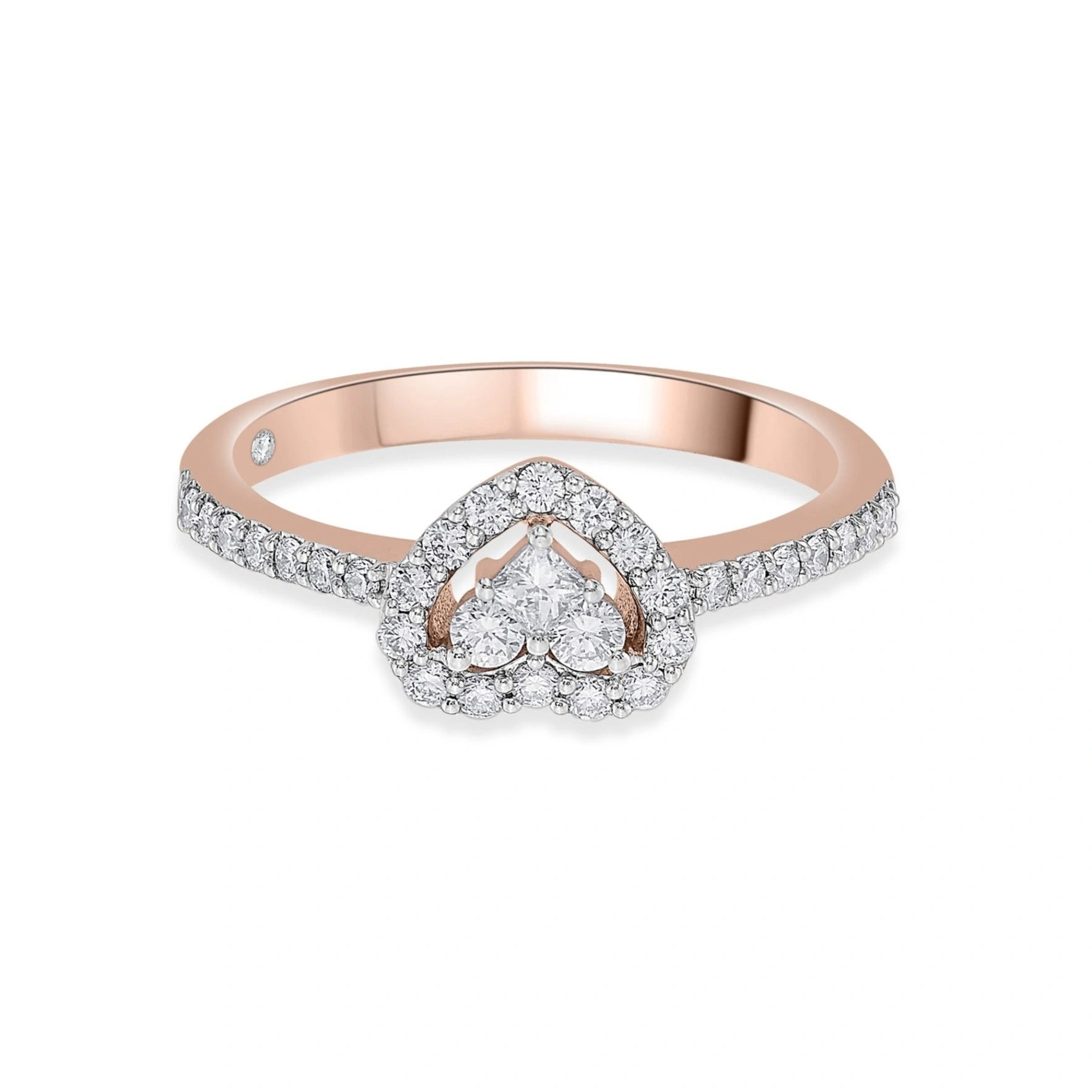 Love Knot Celestial Heartfire Ring