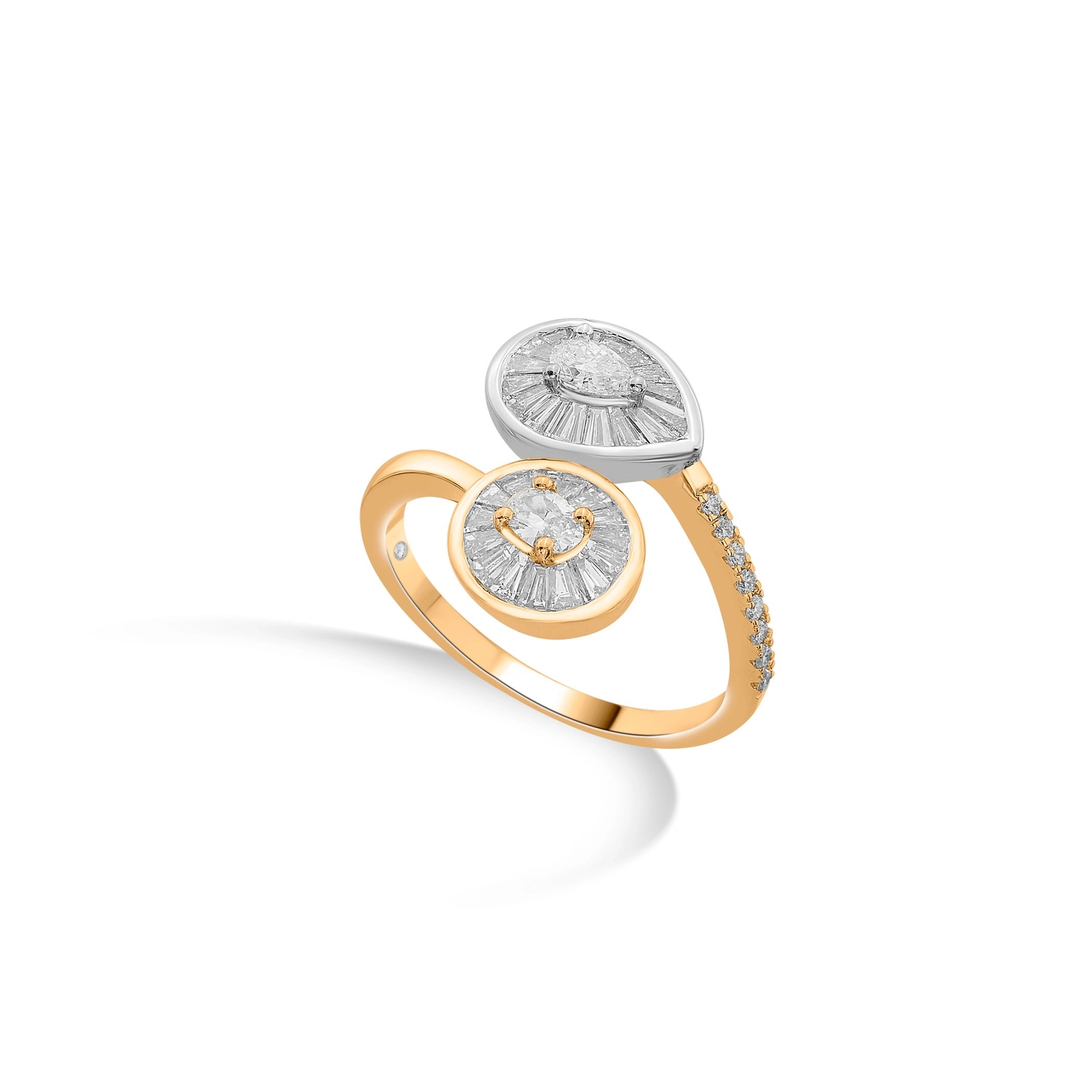 Iris Lunar Dew Ring - Zen Diamond India