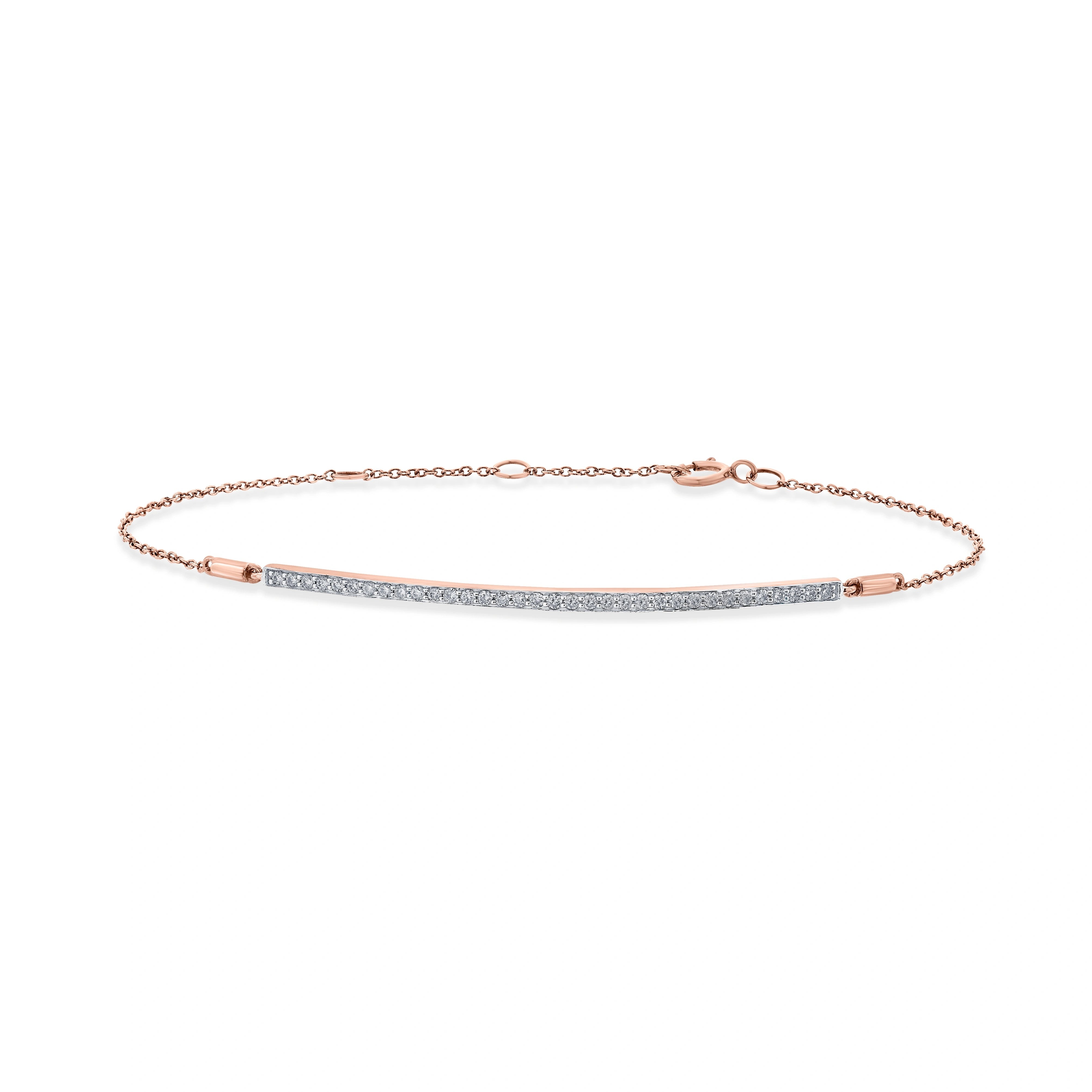 Solitaire Soft Spark Line Bracelet - Zen Diamond India