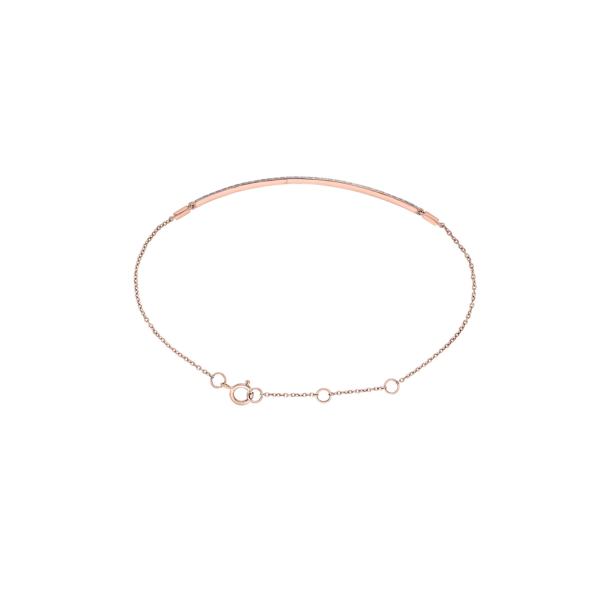 Solitaire Soft Spark Line Bracelet - Zen Diamond India